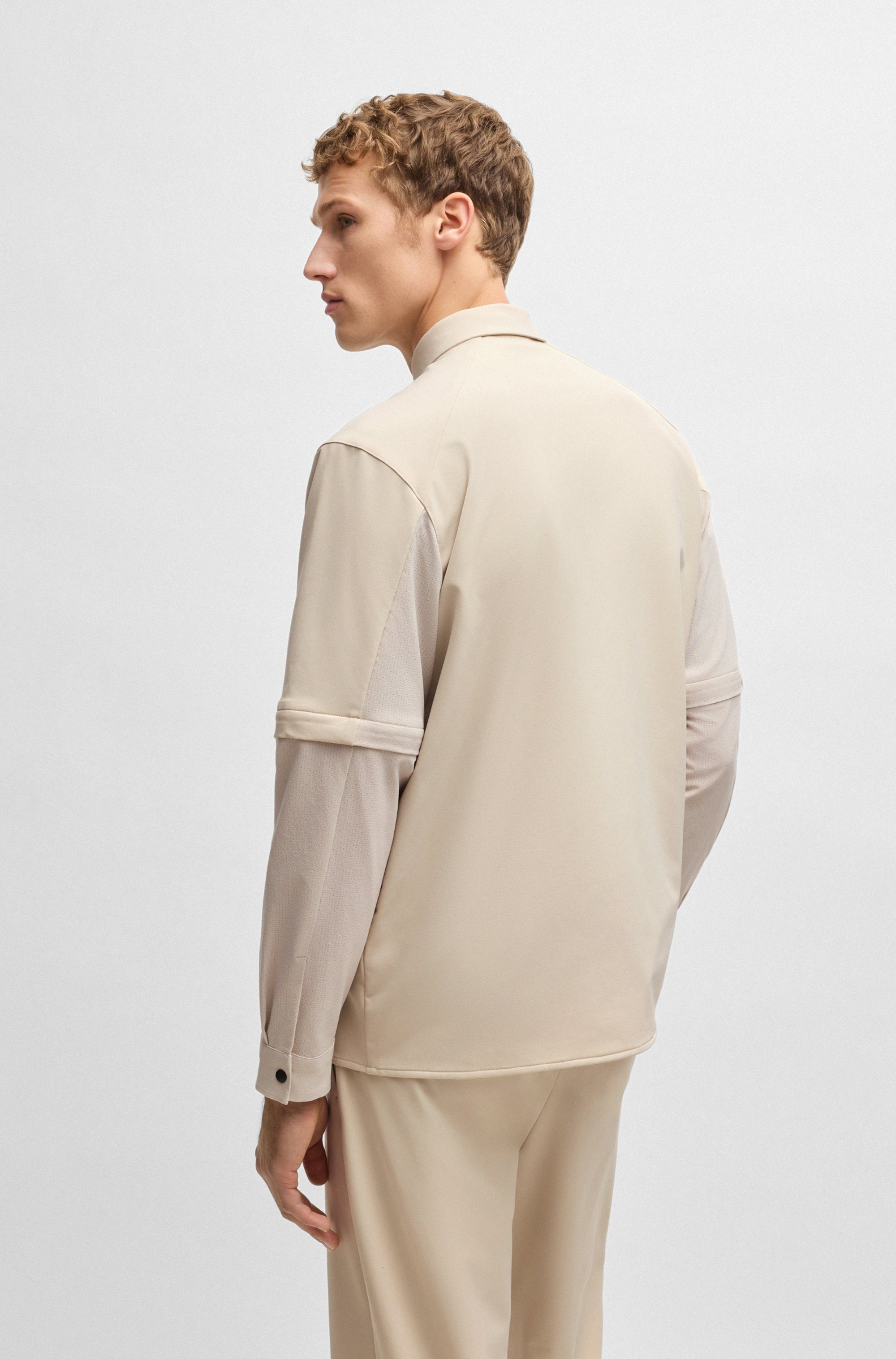 BOSS GREEN Functioneel shirt B_Rib_Glamping_L