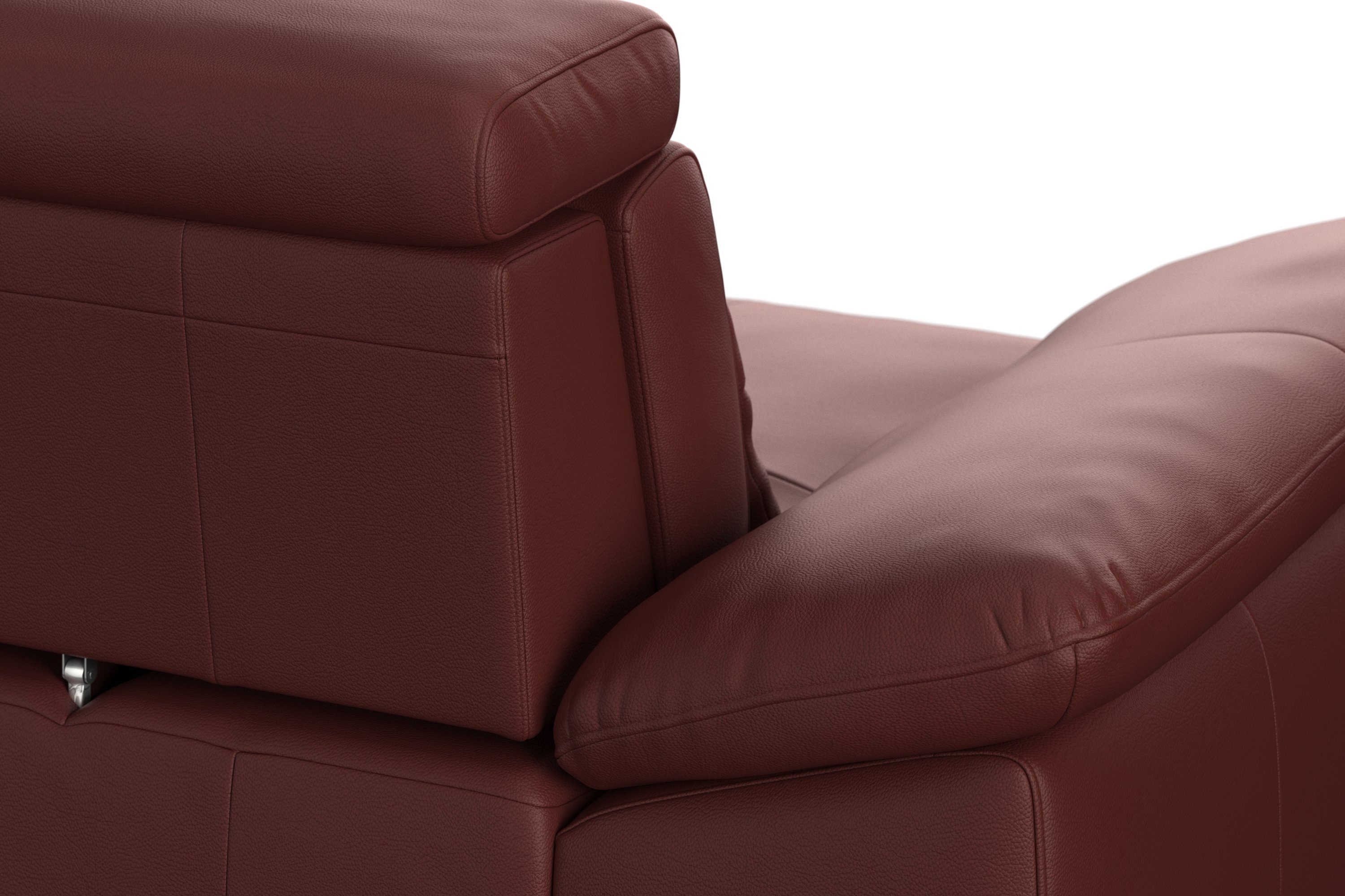 sit&more Hoekbank Cabrio L-vorm, met zitdiepteverstelling, arm- en hoofdsteunverstelling