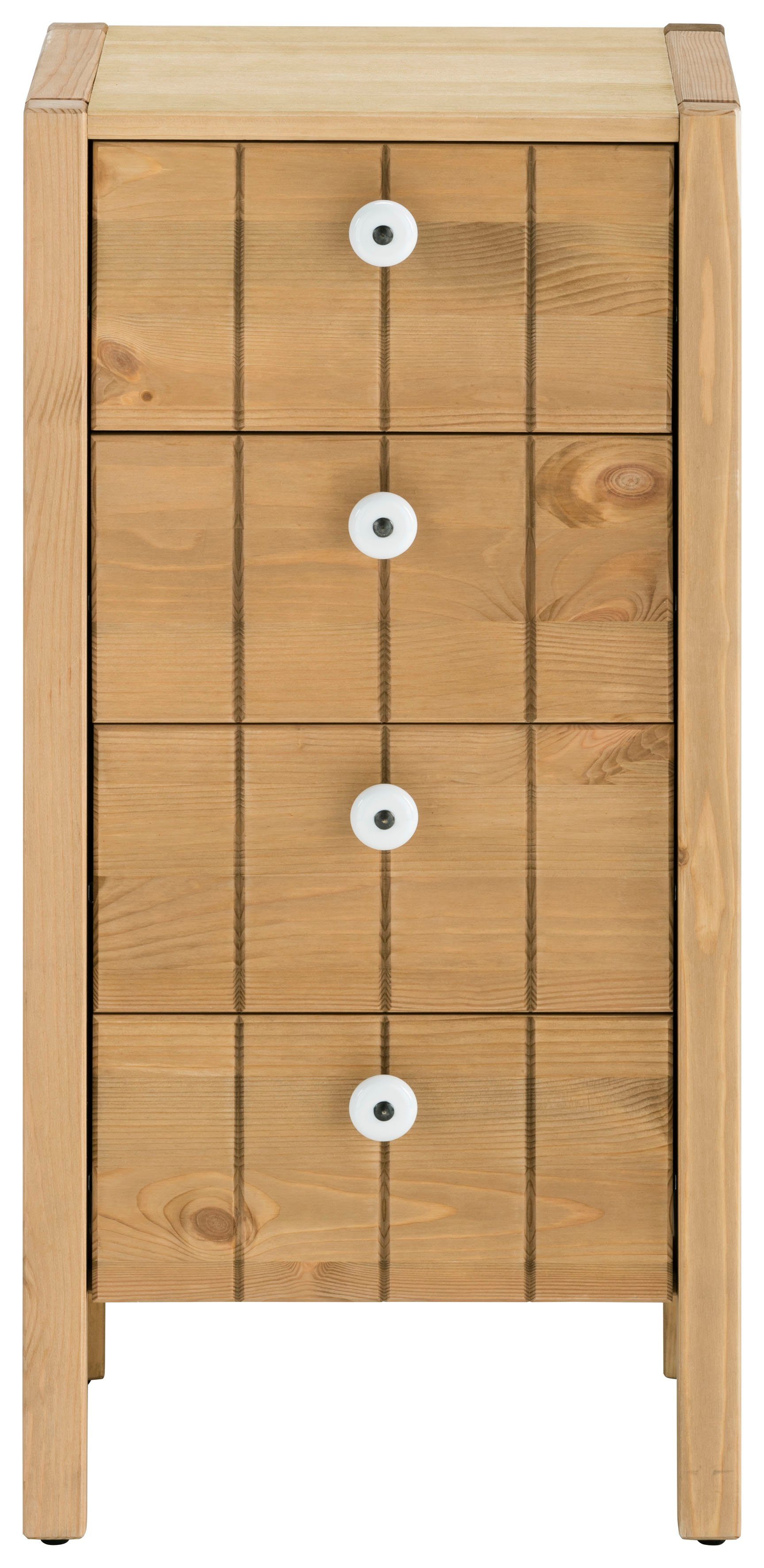 Home affaire Halfhoge kast TINA Badkamermeubel, kast, breedte 31,5 cm, massief hout