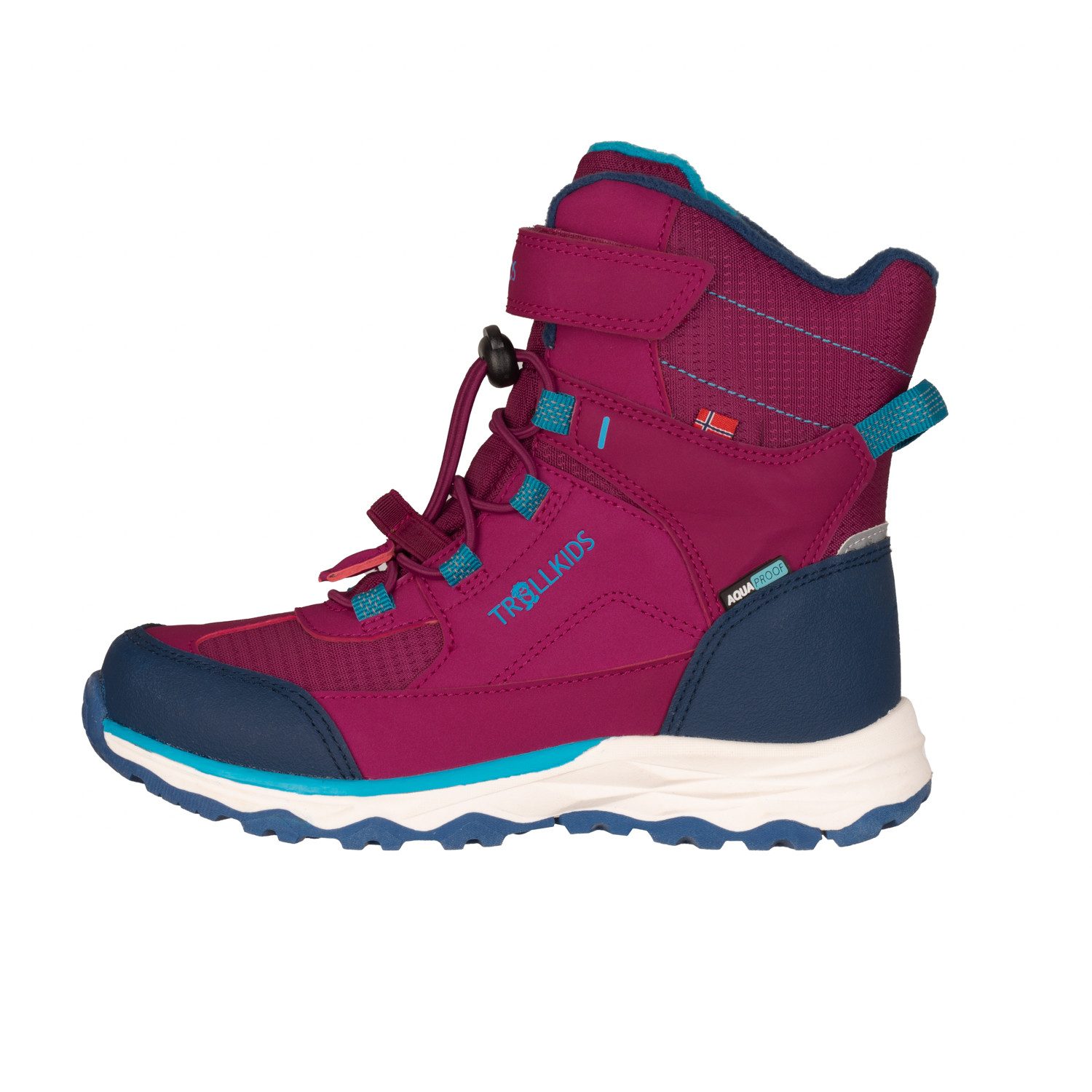 TROLLKIDS Winterlaarzen KIDS HAFJELL WINTER BOOTS XT waterdicht, klittenbandsluiting, reflecterende details