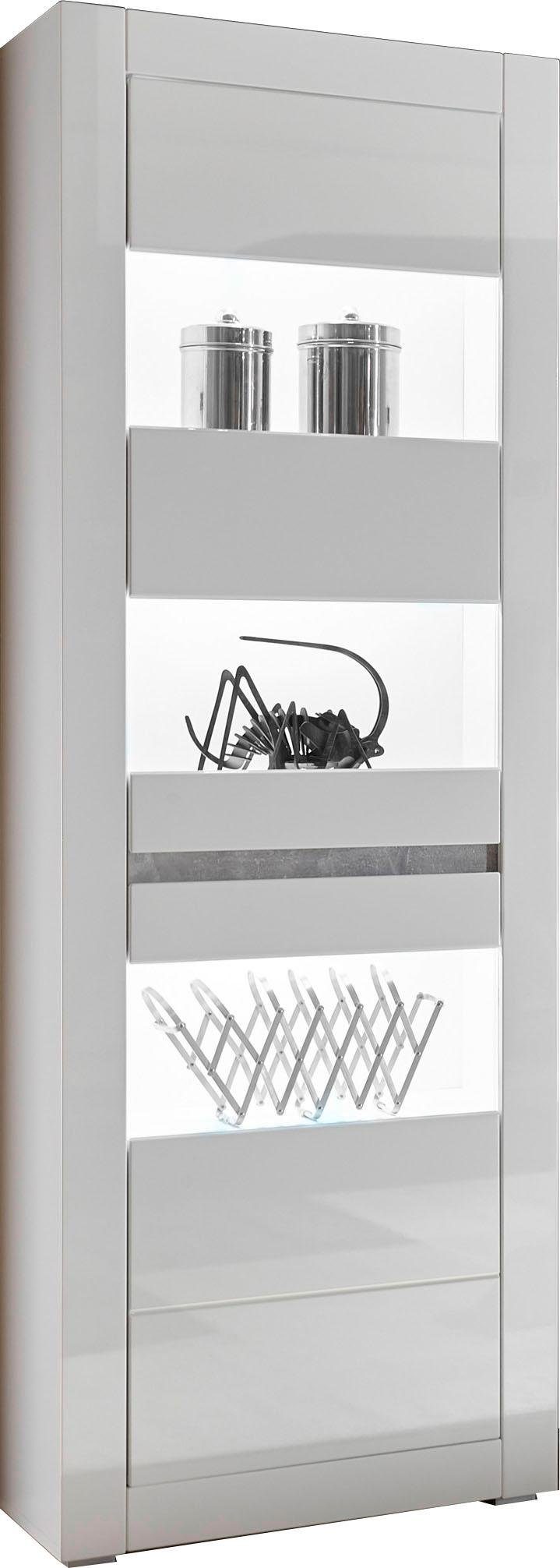 INOSIGN Wandmeubel Carat wordt geleverd met twee latten, 1 x grijs, 1 x wit (set, 4-delig)