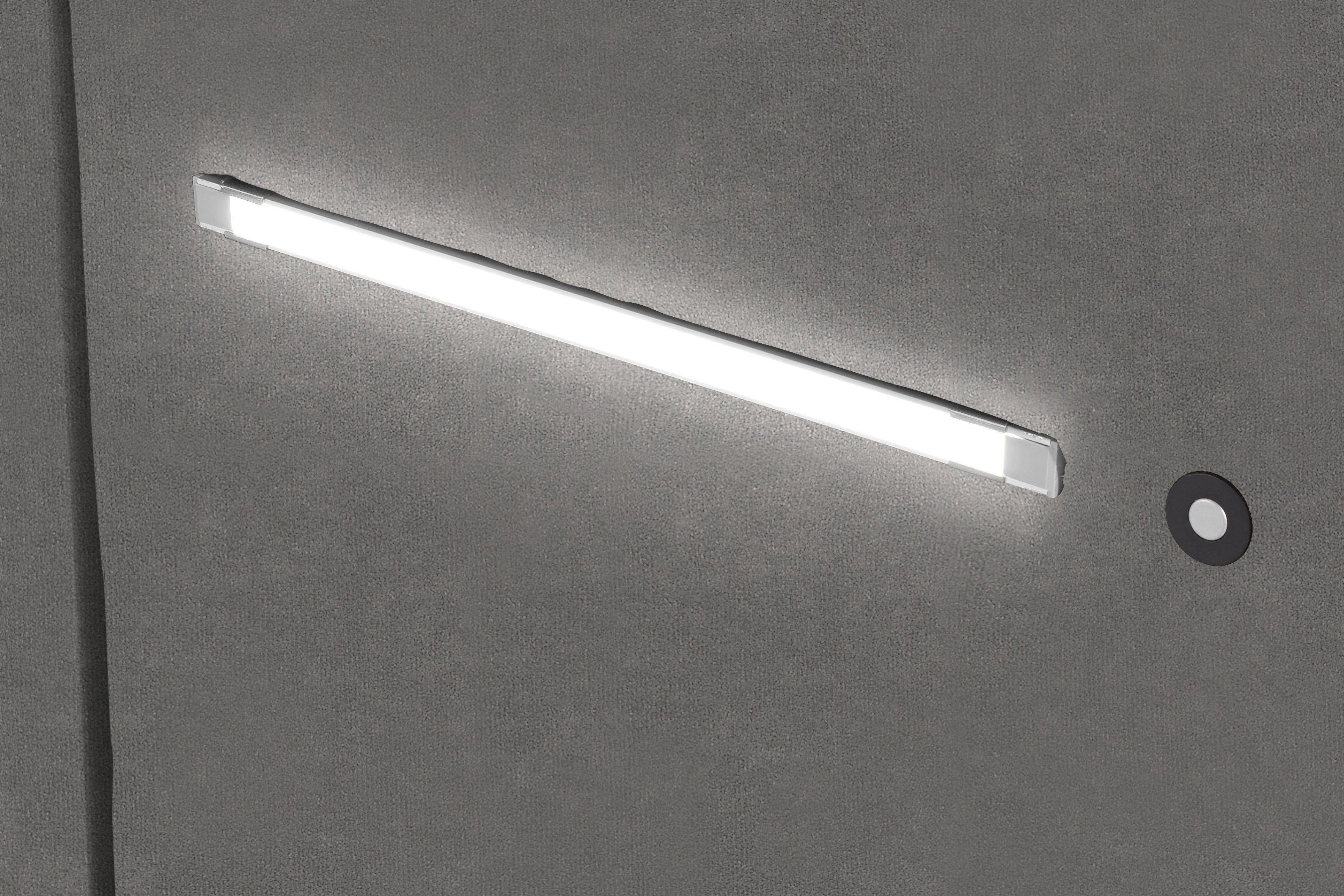 Westfalia Polsterbetten Gestoffeerd bed Elba naar keuze met ledverlichting