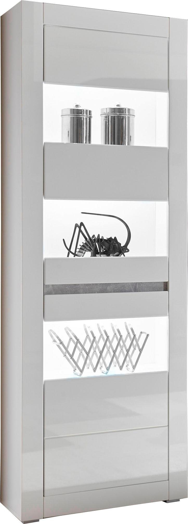 INOSIGN Wandmeubel Carat wordt geleverd met twee latten, 1 x grijs, 1 x wit (set, 4-delig)
