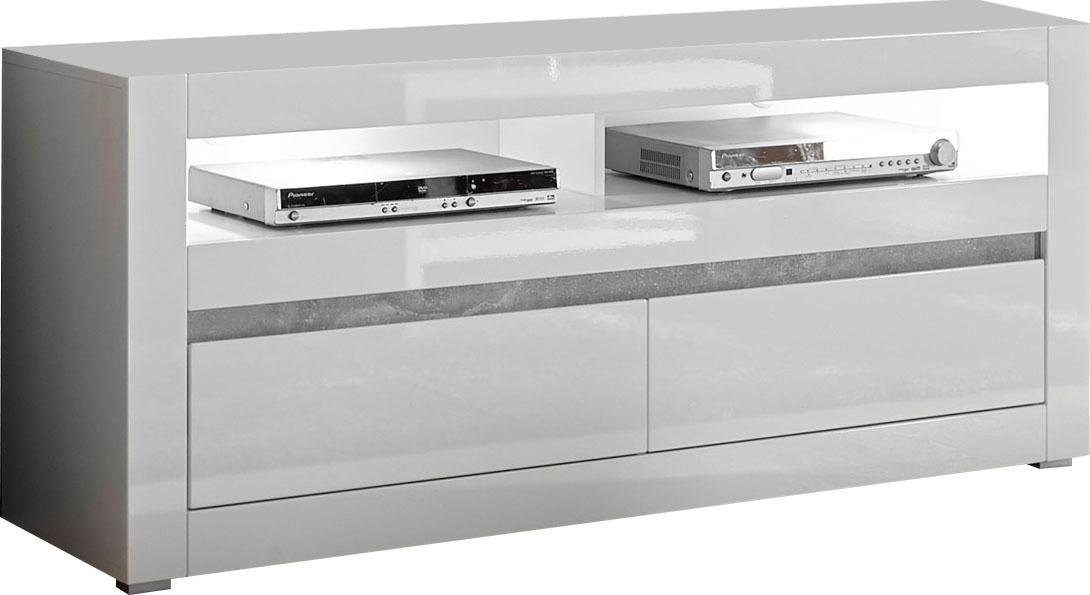 INOSIGN Wandmeubel Carat wordt geleverd met twee latten, 1 x grijs, 1 x wit (set, 4-delig)