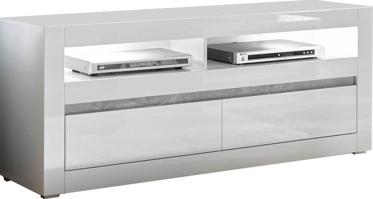 INOSIGN Wandmeubel Carat wordt geleverd met twee latten, 1 x grijs, 1 x wit (set, 4-delig)
