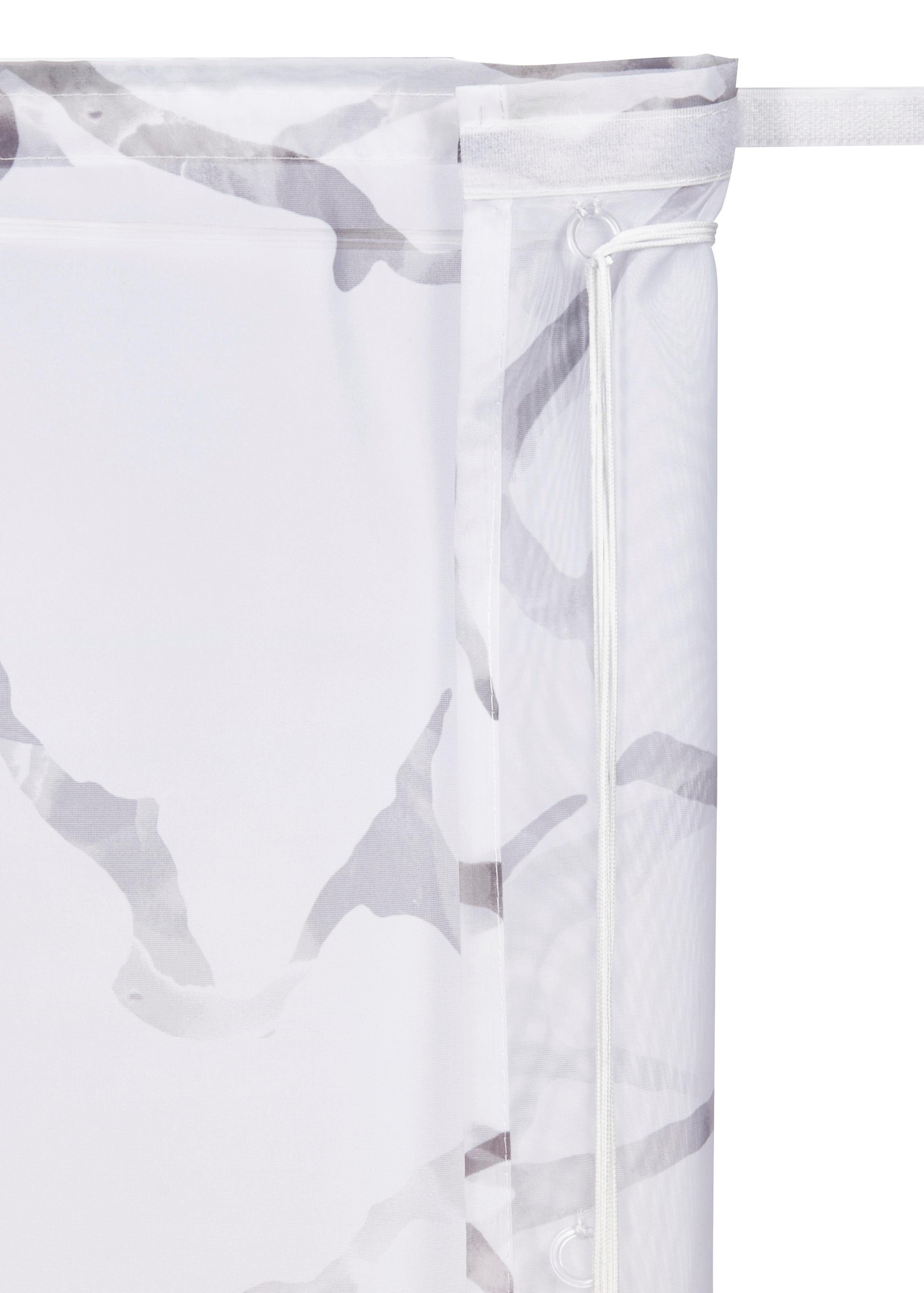 my home Romeins rolgordijn Fulda Transparant, voile, polyester (1 stuk)