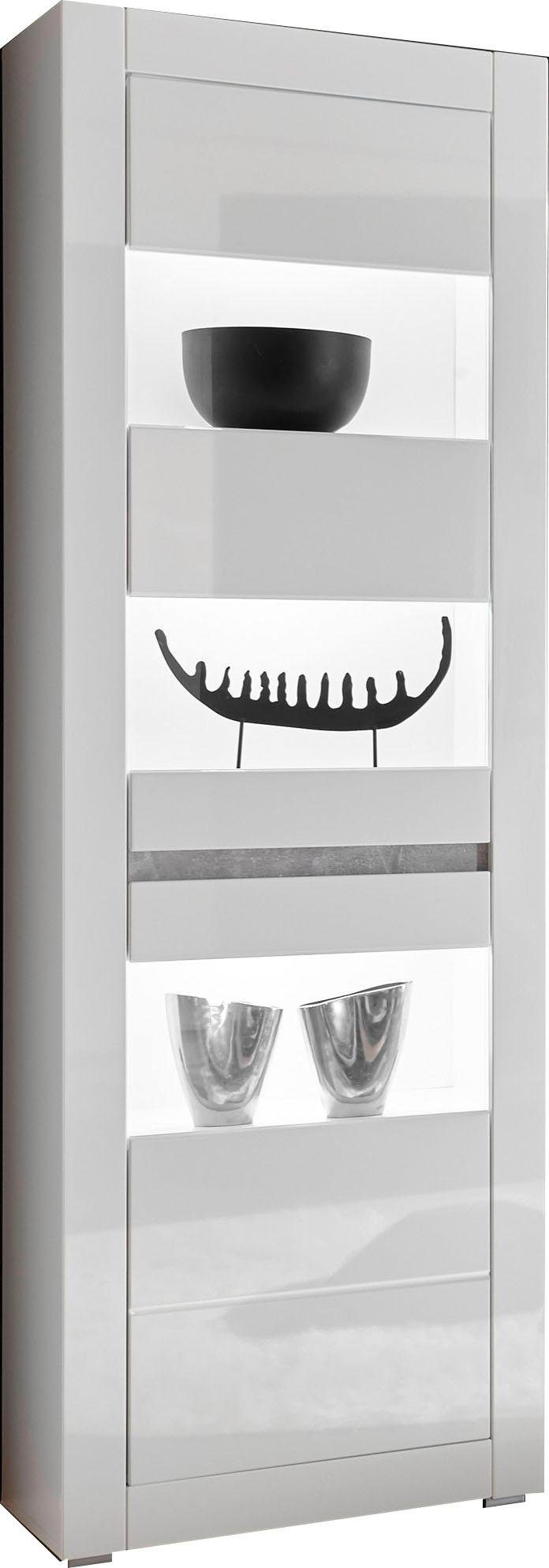 INOSIGN Wandmeubel Carat wordt geleverd met twee latten, 1 x grijs, 1 x wit (set, 4-delig)