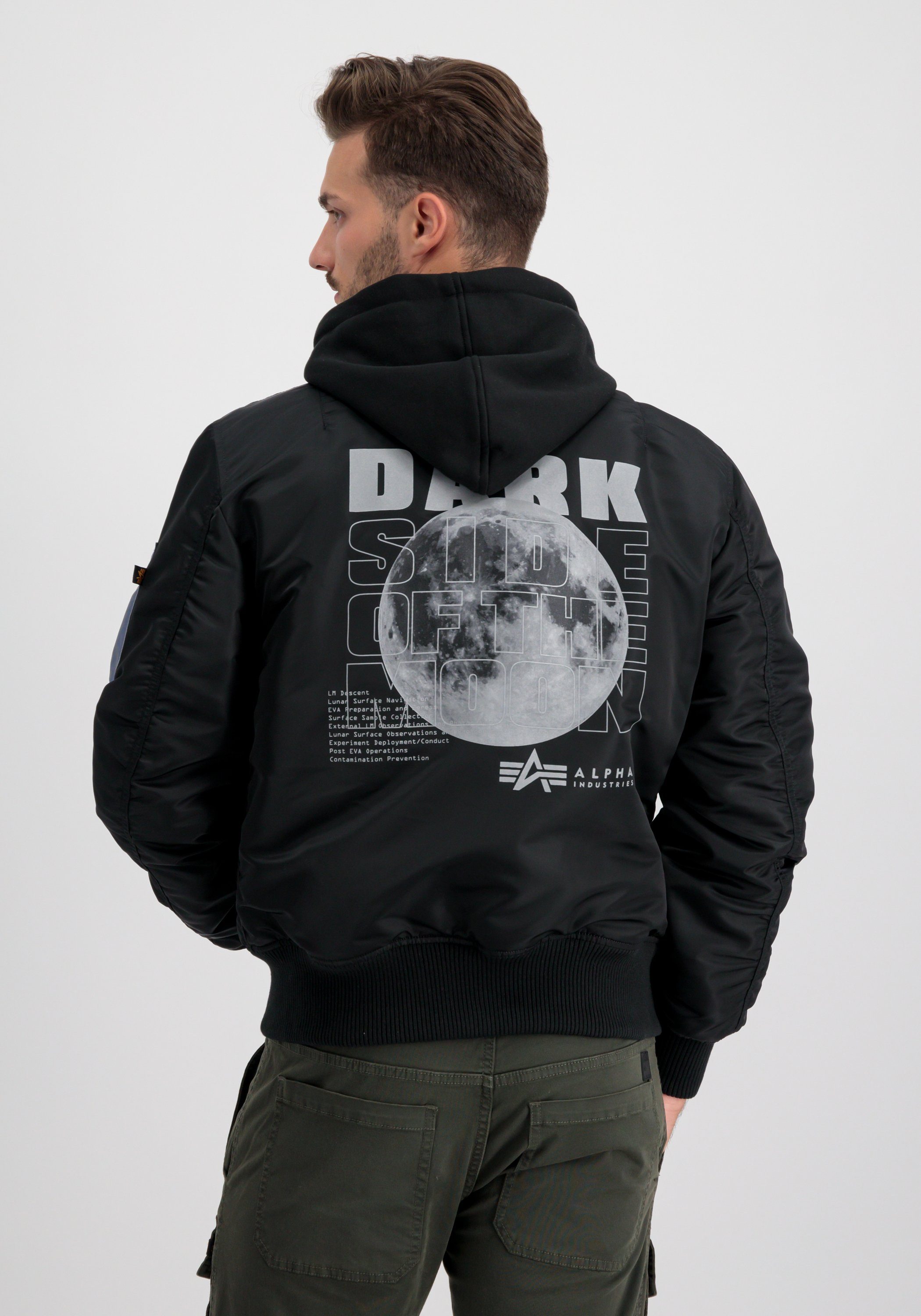 Alpha Industries Bomberjack ALPHA INDUSTRIES Men - Bomber Jackets MA-1 VF Hood Dark Side