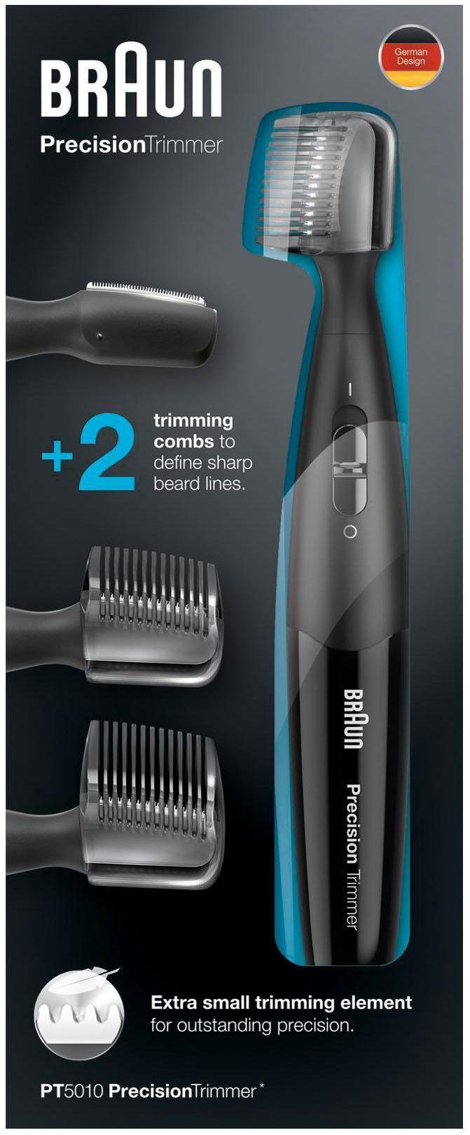 Braun Multifunctionele trimmer PT5010 Twee trim-opzetstukken voor flexibel, nauwkeurig trimmen