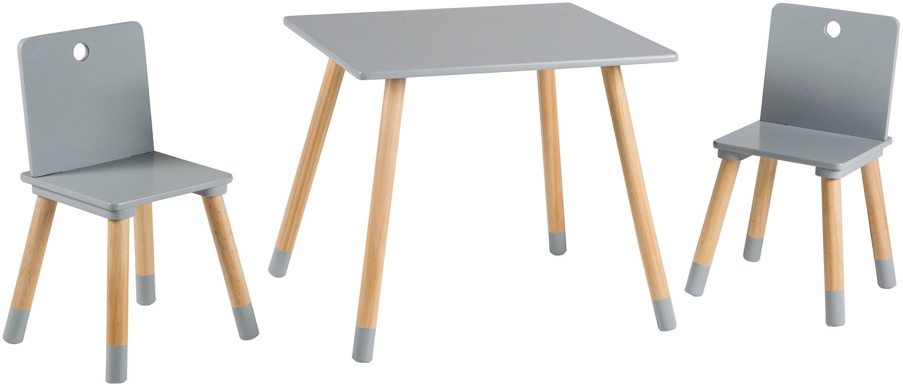 Roba® Kinderzithoek Wit/naturel (3-delig)