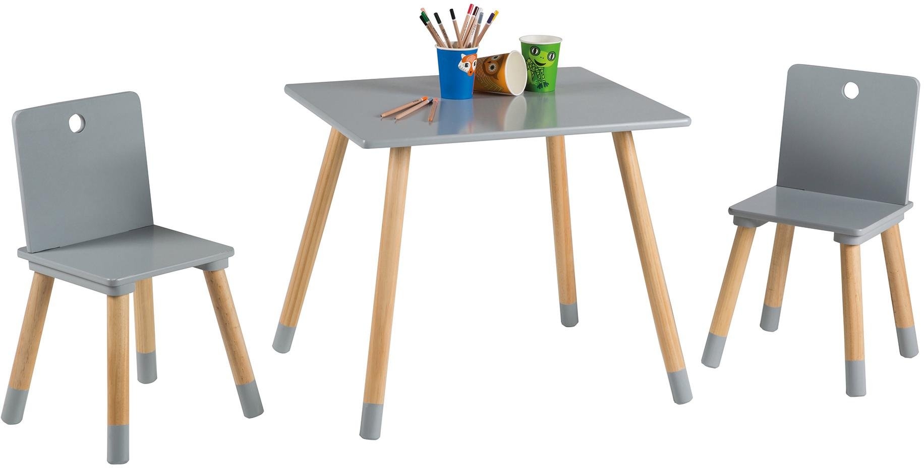 Fonkelnieuw Roba tafel en stoelen voor kinderen, »Kinderzithoek, grijs« online SJ-98