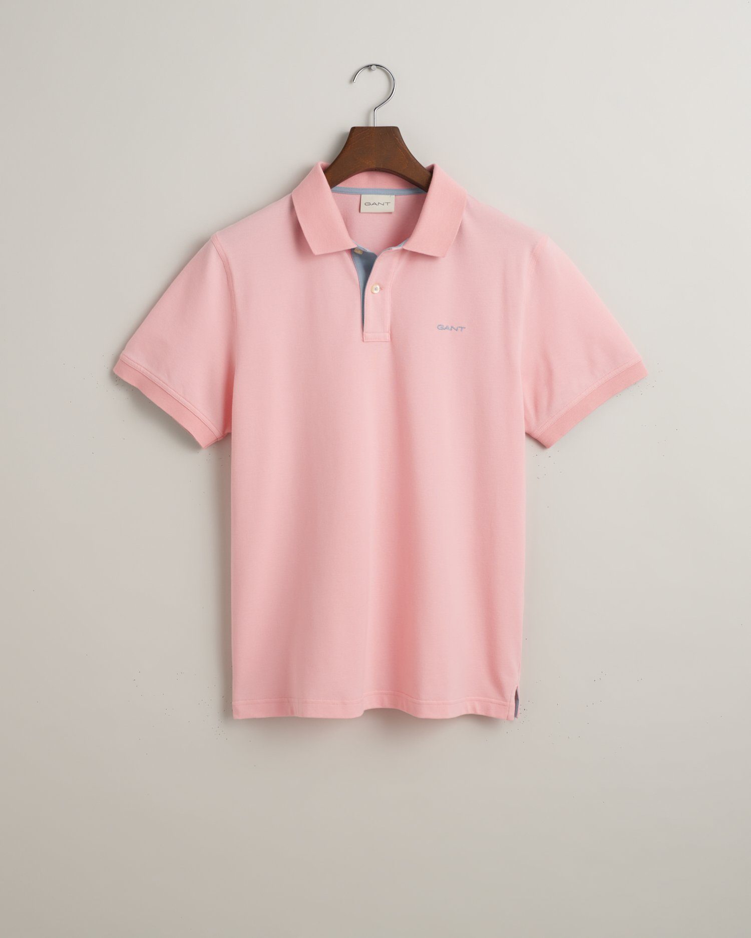 Gant Poloshirt REG CONTRAST PIQUE SS RUGGER met contrastkleurige inzetten