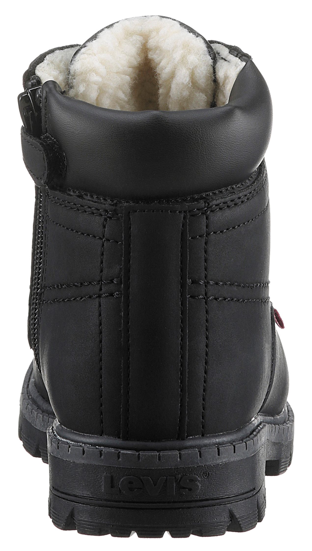 Levi's Kidswear Winterlaarzen LEVIS® NEW FORREST FUR , veterschoenen, outdoorschoen met praktische binnenrits