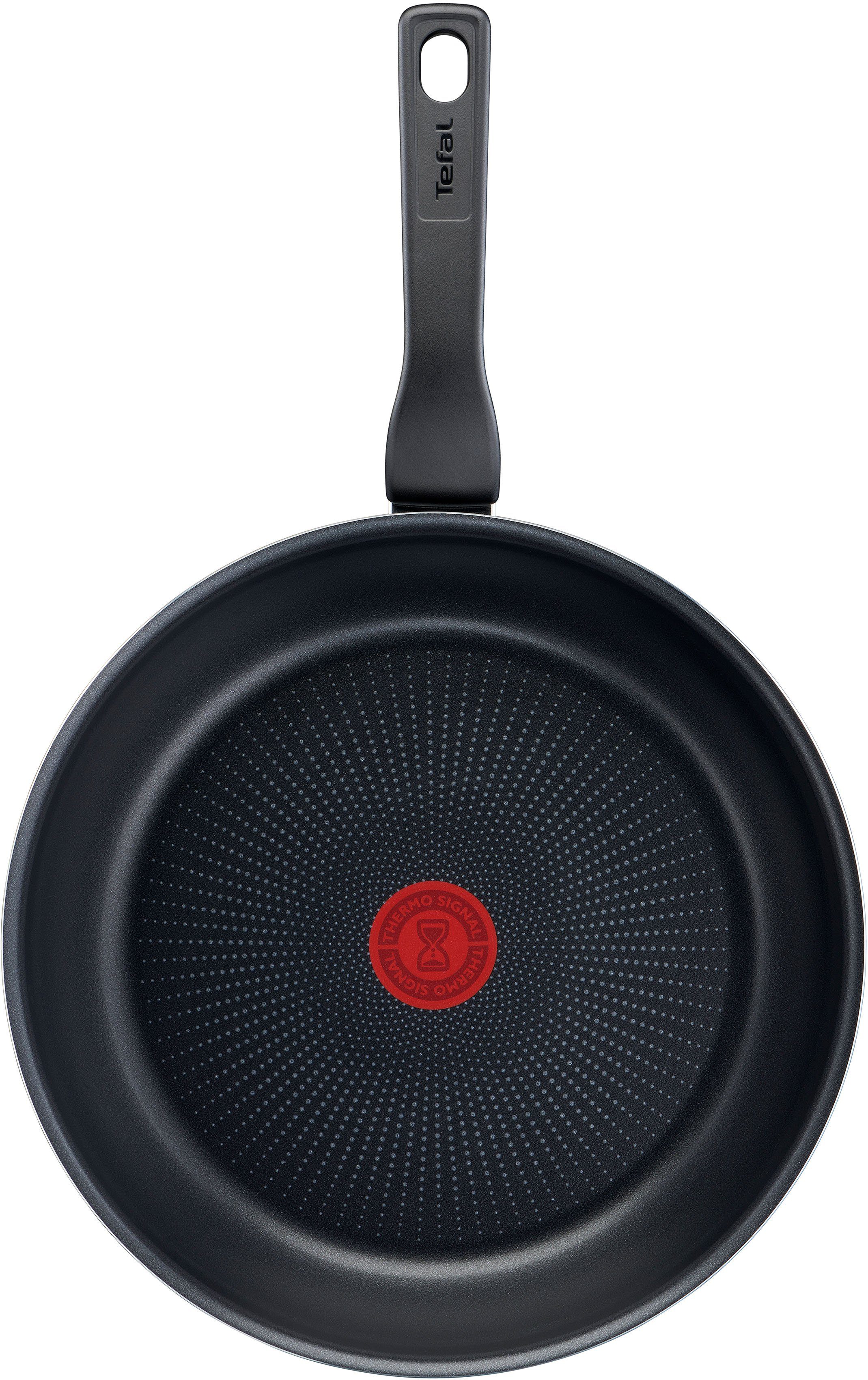 Tefal Koekenpan XL Force Anti-aanbak, thermo-signaal, diepe vorm, voor alle kookplaten behalve inductie (1-delig)