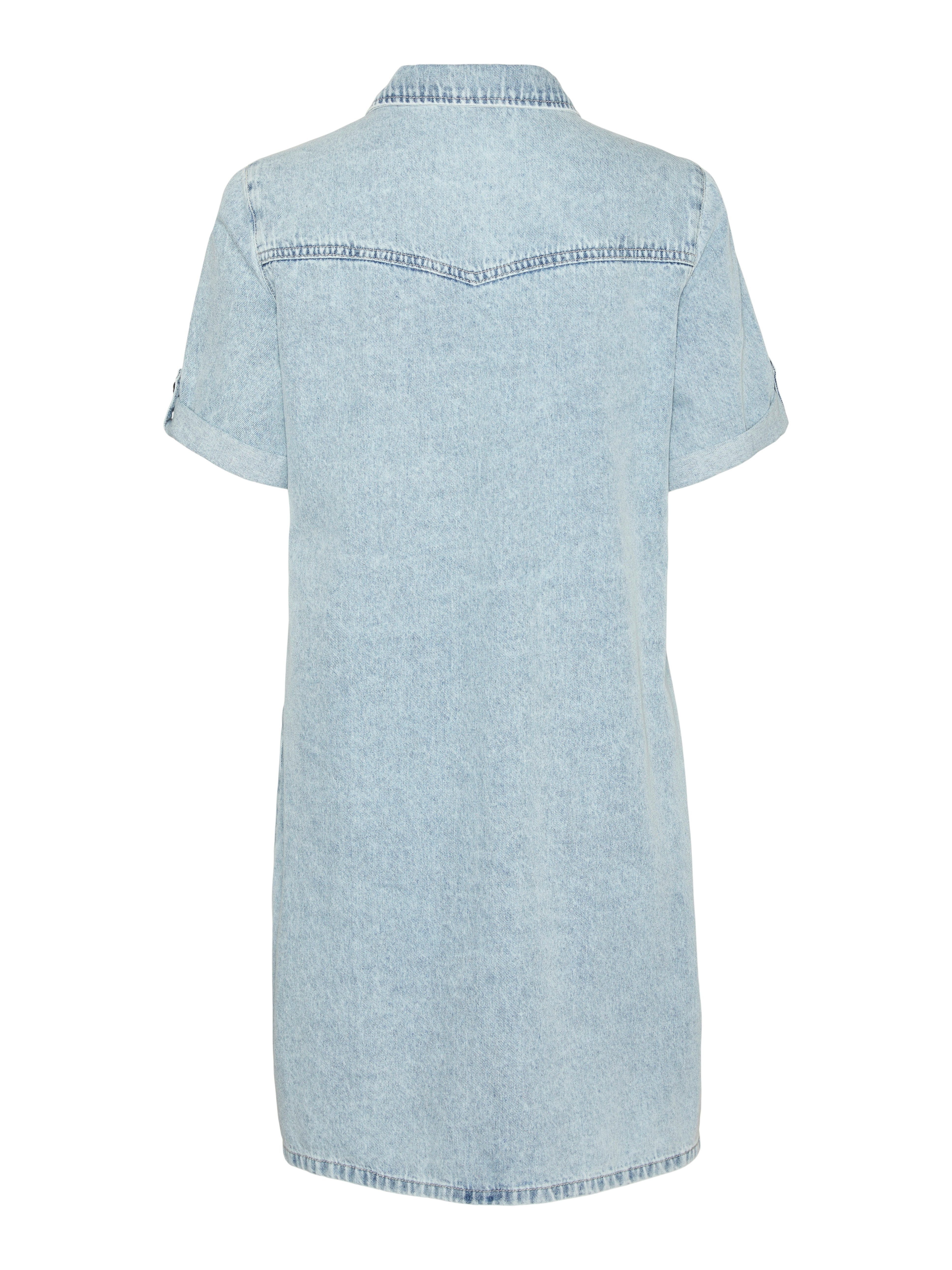 Vero Moda Jeans jurk VMJENNIE SS SHORT DENIM DRESS NOOS