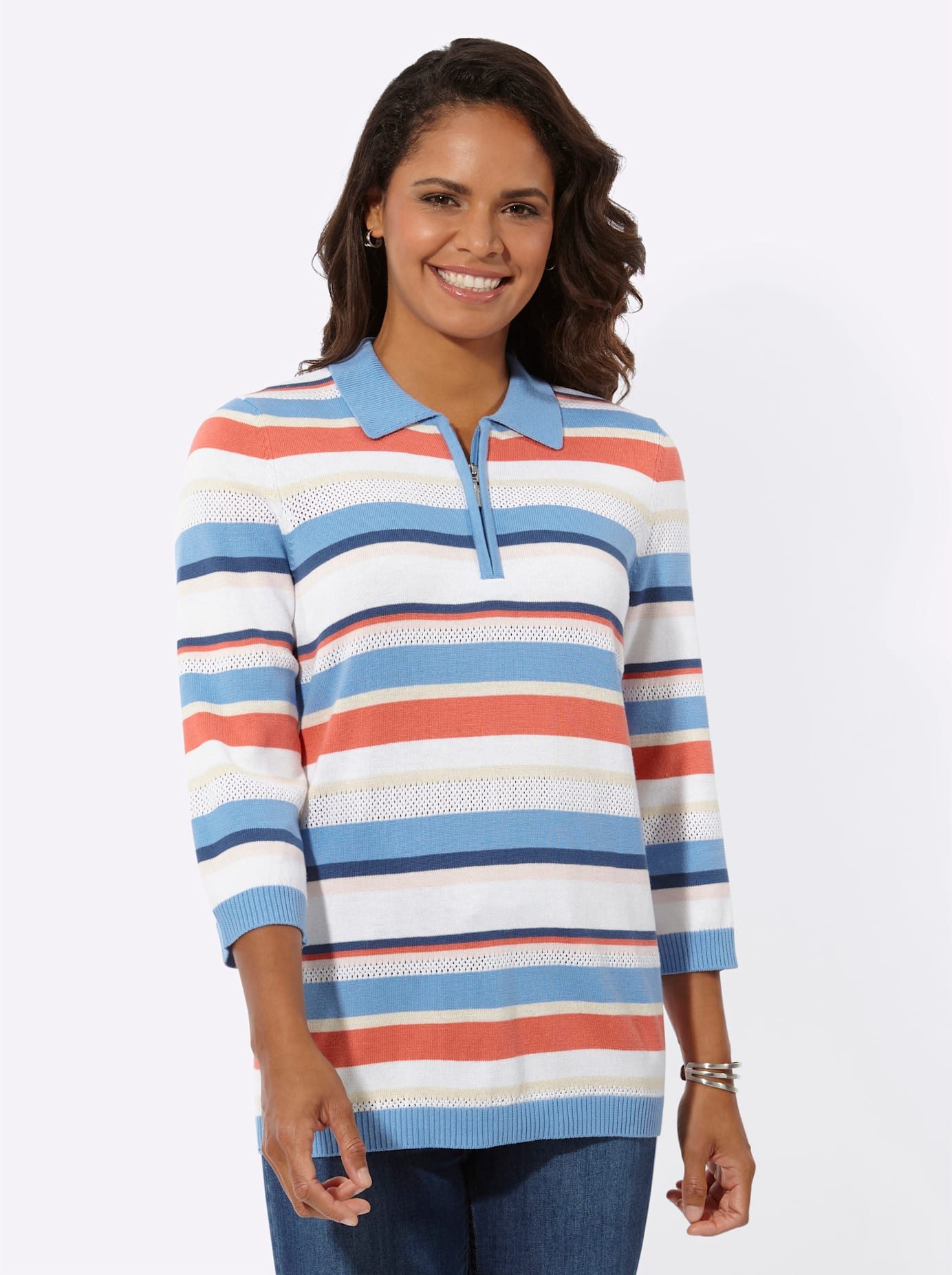Casual Looks Trui met polokraag Trui