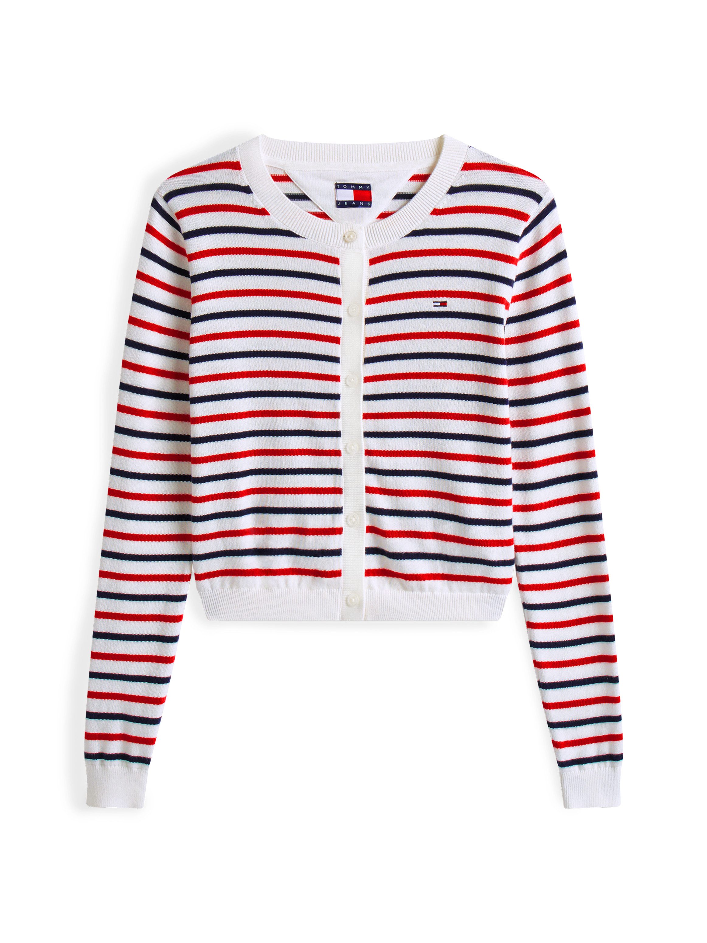 TOMMY JEANS Vest TJW ESSENTIAL CREW NECK CARDIGAN