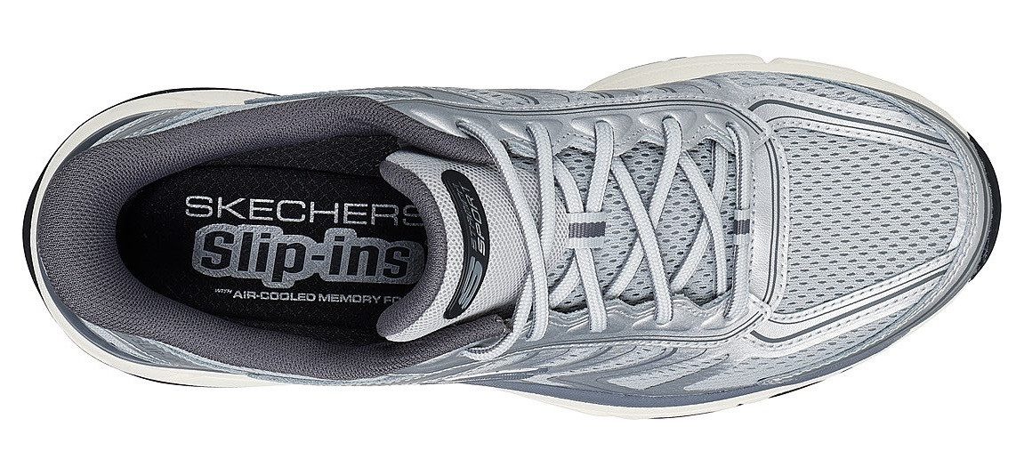 Skechers Slip-on sneakers STAMINA SPORT Retro sneaker, veterschoen met slip-ins