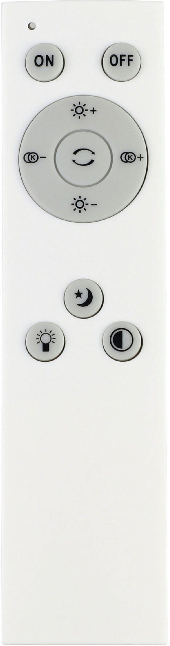 EGLO Plafondlamp LAURITO Plafondlamp in wit van staal - 24W - warmwit - koudwit (1 stuk)
