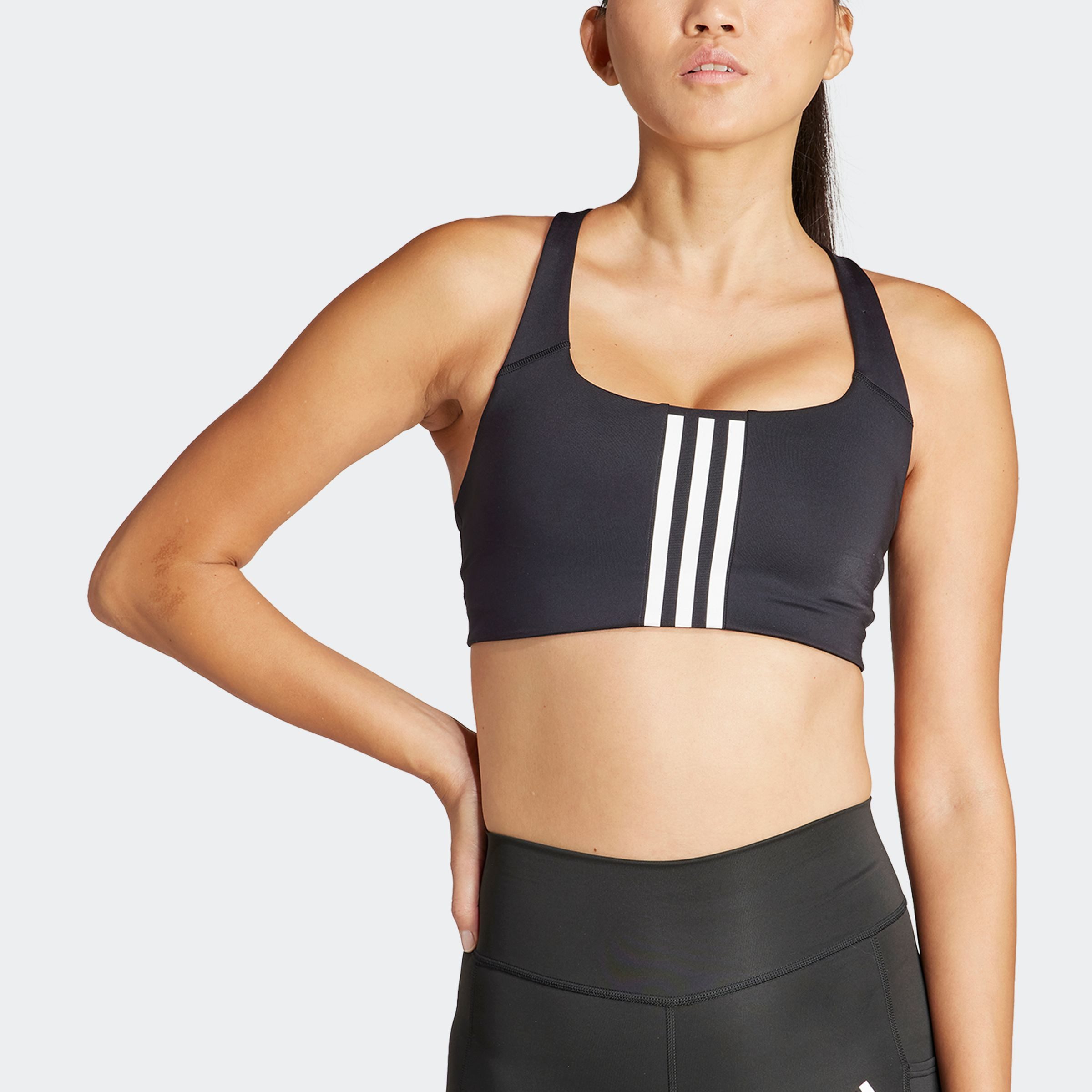 adidas Performance Sport-bh PWIM MS 3S BRA (1-delig) dames sport bh's maat A/B A/B zwart