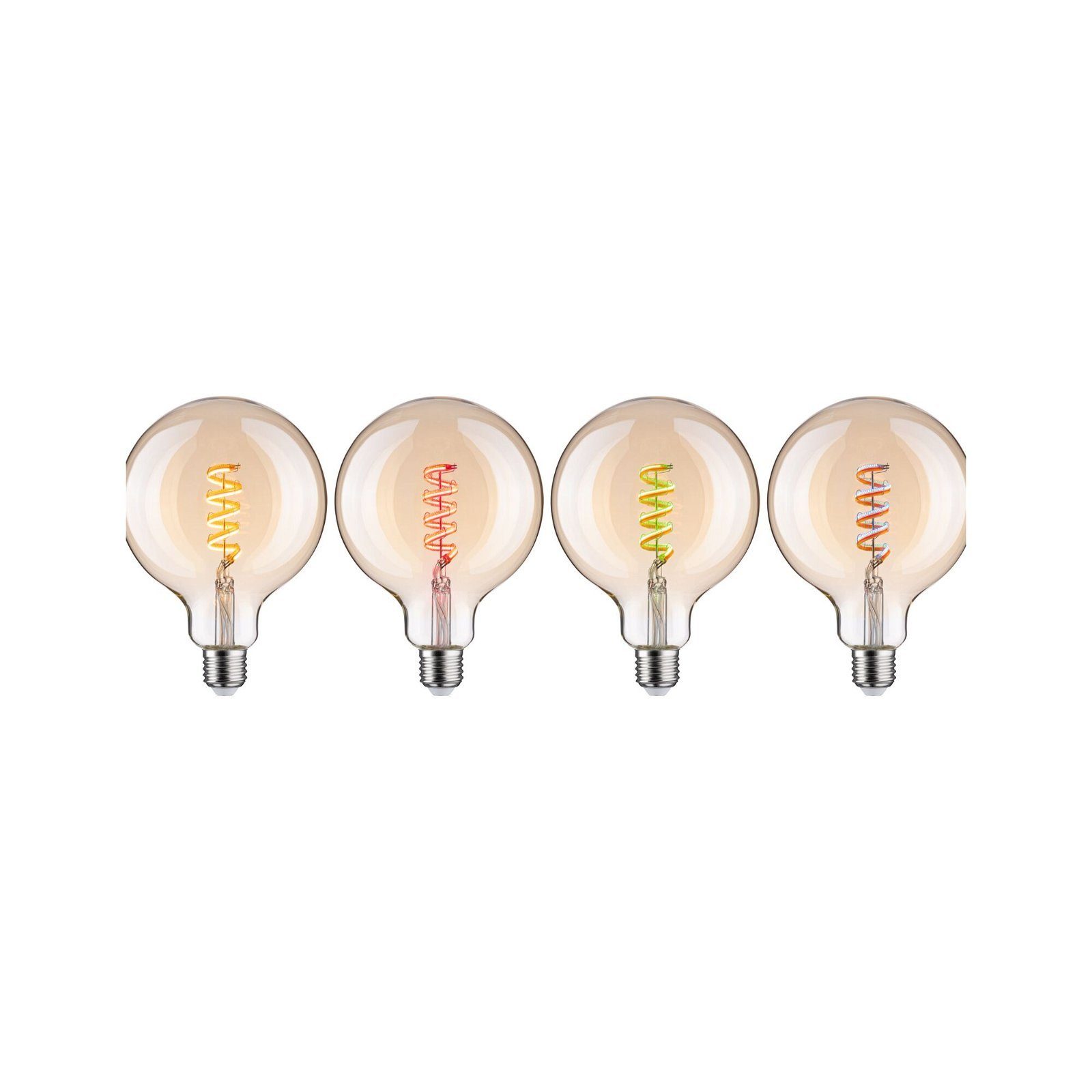 Paulmann Led-verlichting Smart Filament G125 470lm 2200K-6500K goudkleur 230V (1 stuk)
