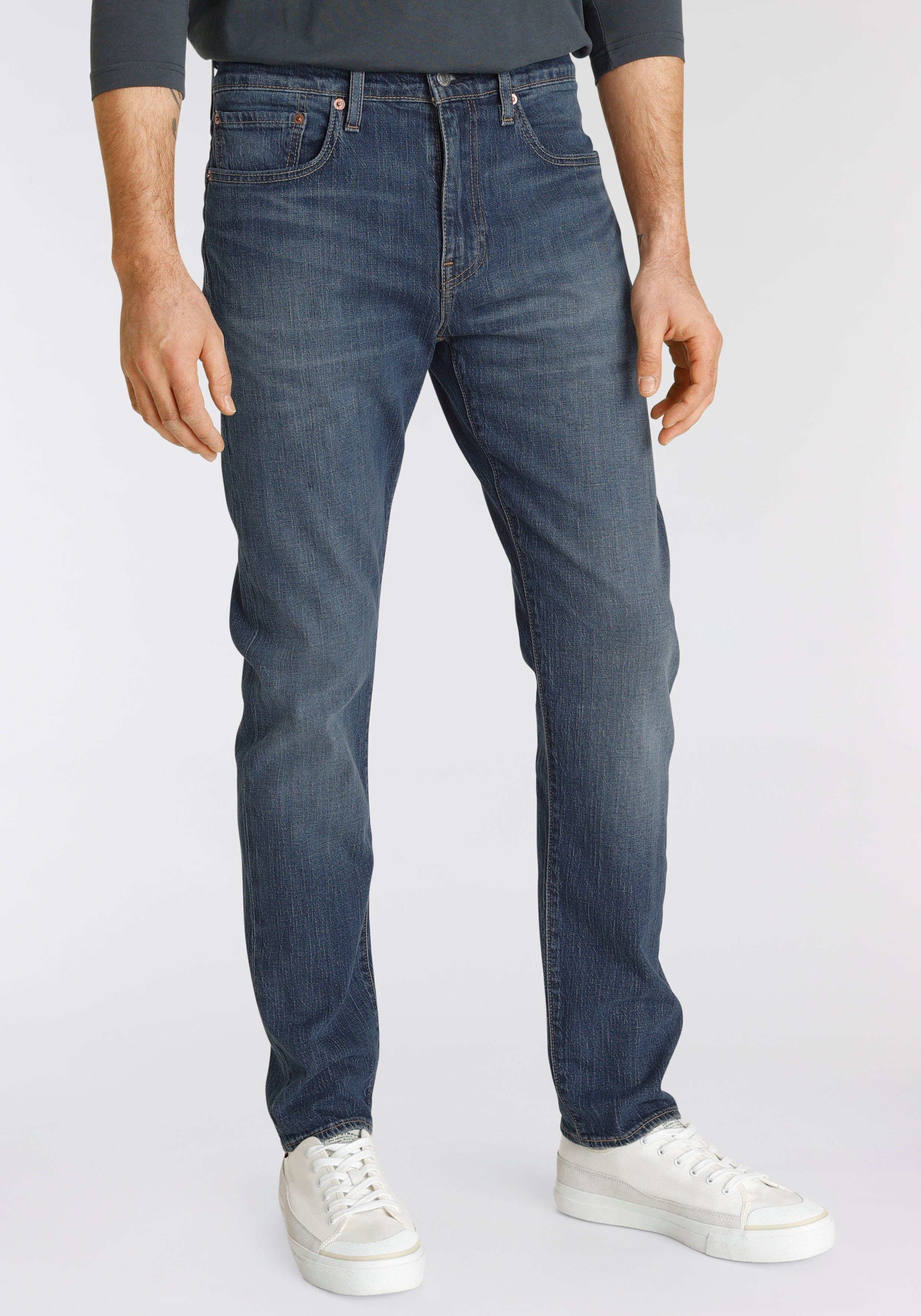 Levi's Tapered jeans 502 TAPER in een elegante, moderne stijl heren tapered jeans maat 32 blauw