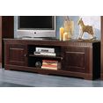 home affaire tv-meubel lisa van mooi massief grenenhout, breedte 175 cm bruin