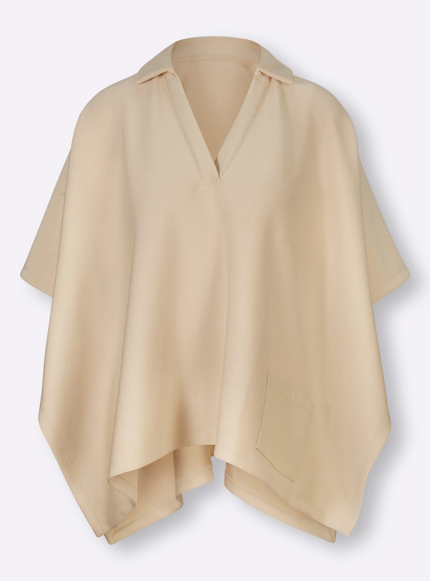 Creation L Shirtjasje Shirt-poncho (1-delig)