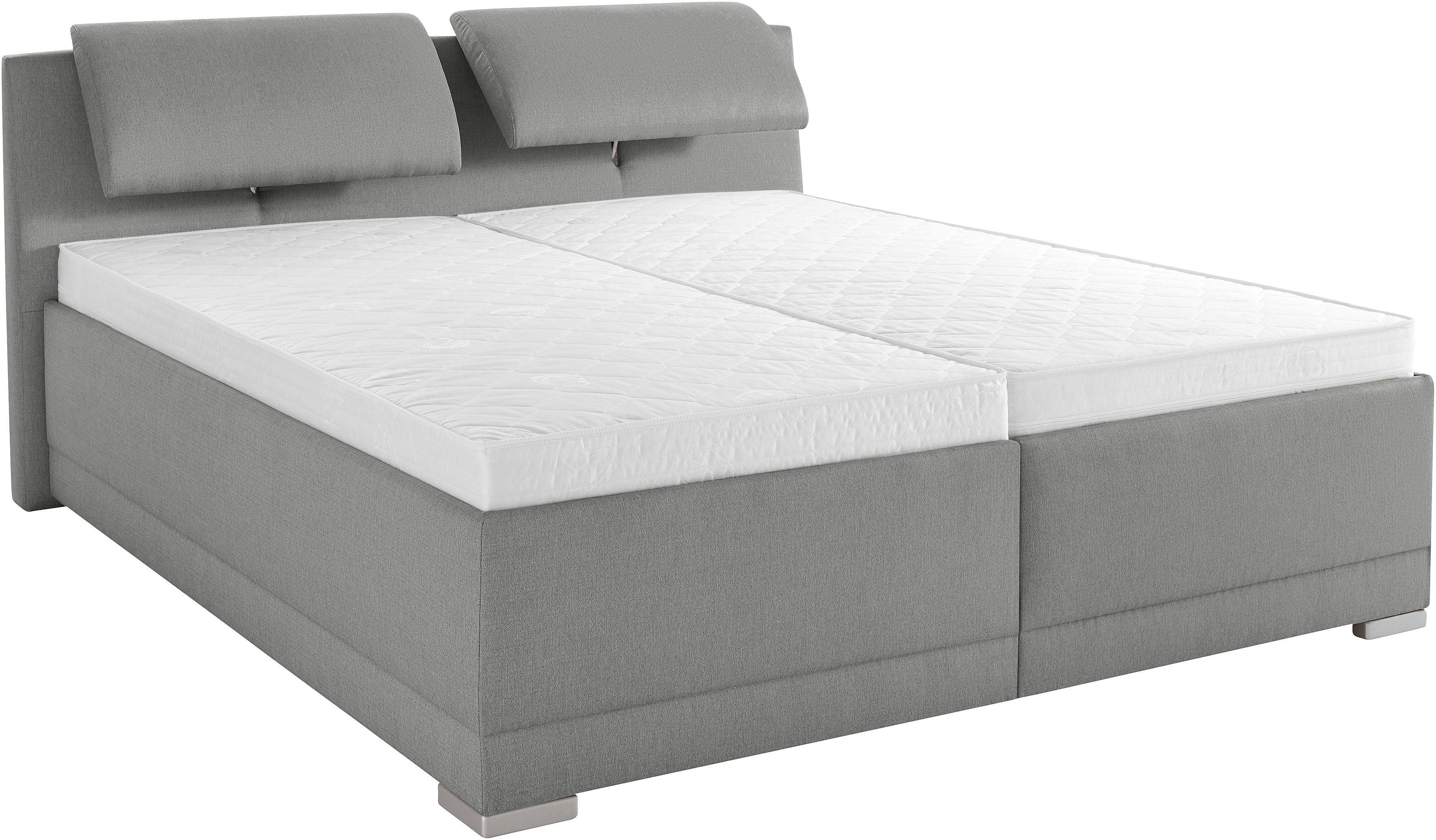 Maintal Gestoffeerd bed Oderzo met bedkist, verstelbare hoofdsteun, matrassen in h2 of h3 ter keuze