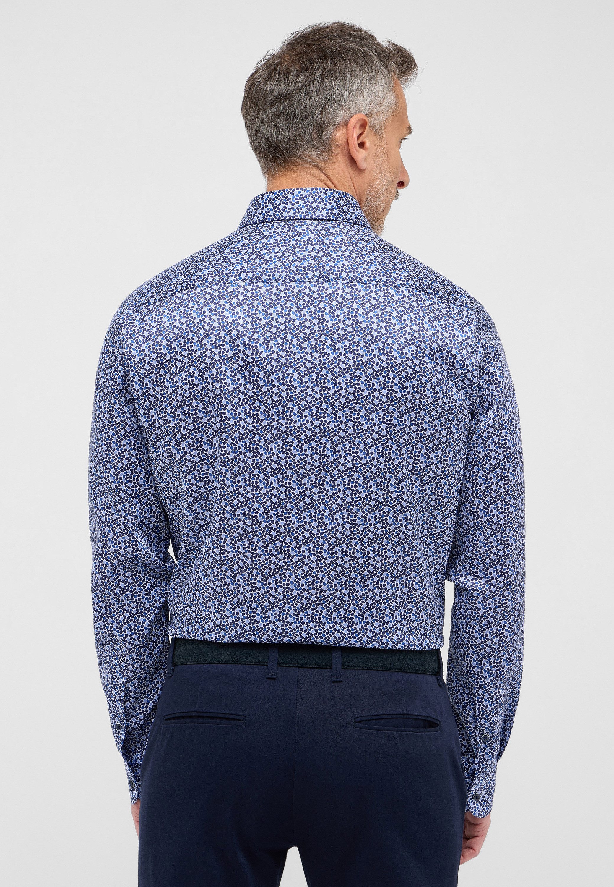 Eterna Overhemd met lange mouwen Slim fit EASY IRON (gemakkelijk te strijken)