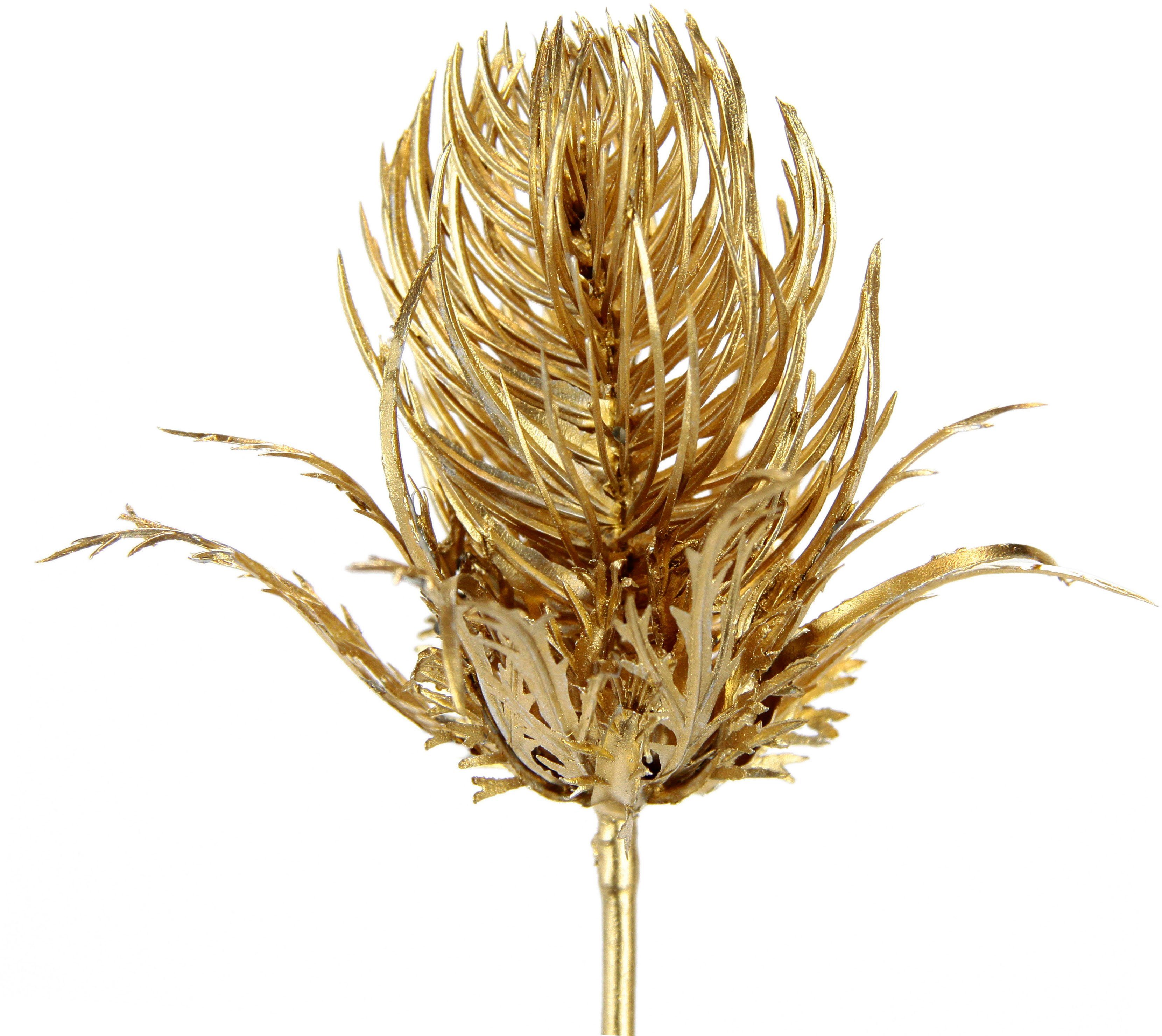 I.GE.A. Kunstbloem Banksia Kunsttak, 3-delige set (3 stuks)