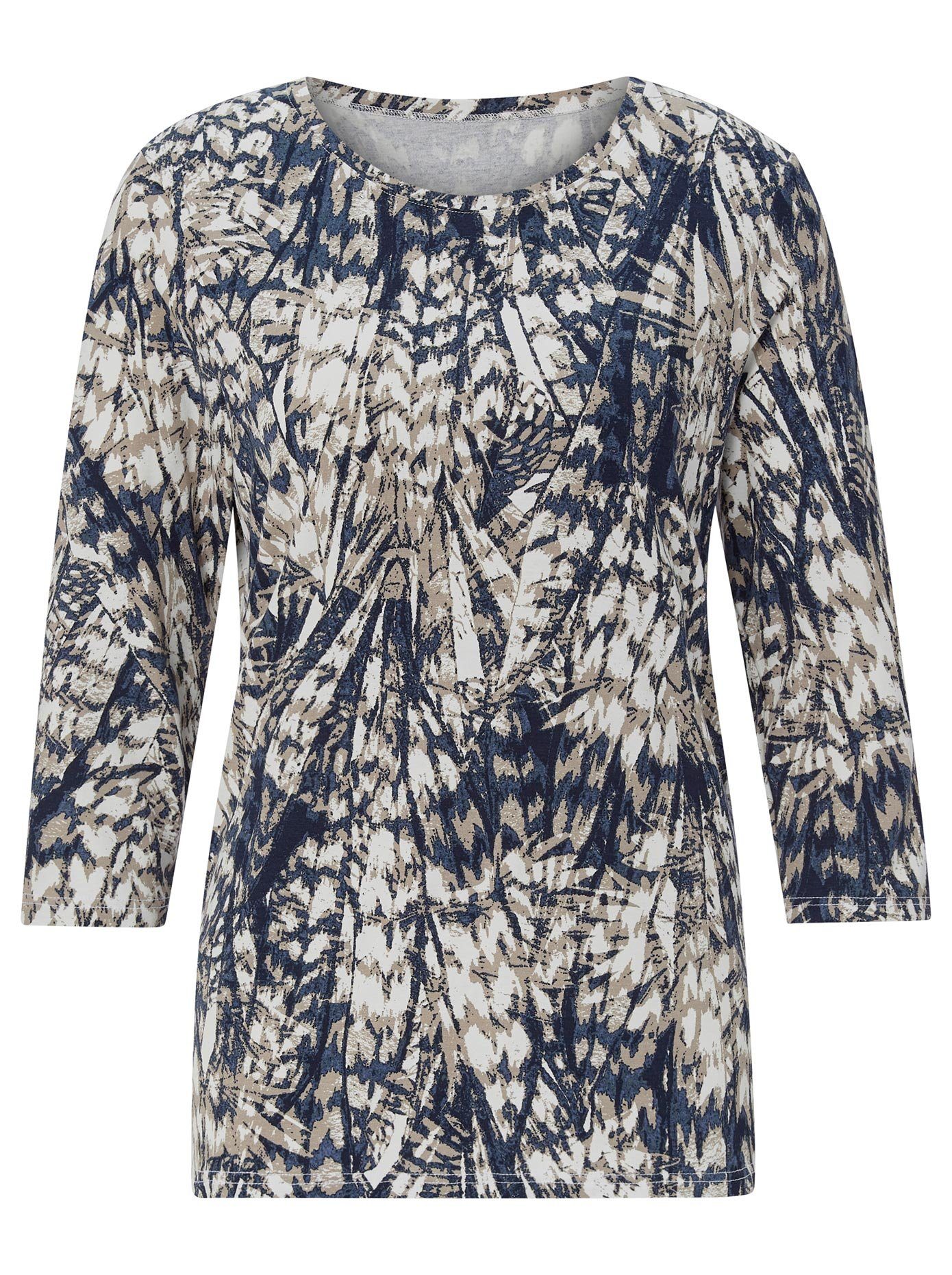 Classic Shirt met 3/4-mouwen Shirt (1-delig)