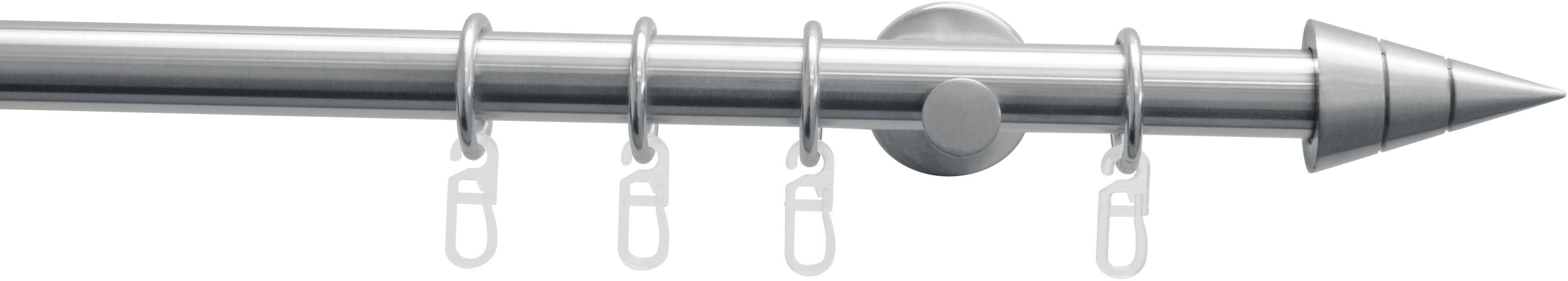 GARDINIA Gordijnroede Set metaal gordijnroedes maat Ø 20 mm x 160 cm zilver(kleur)