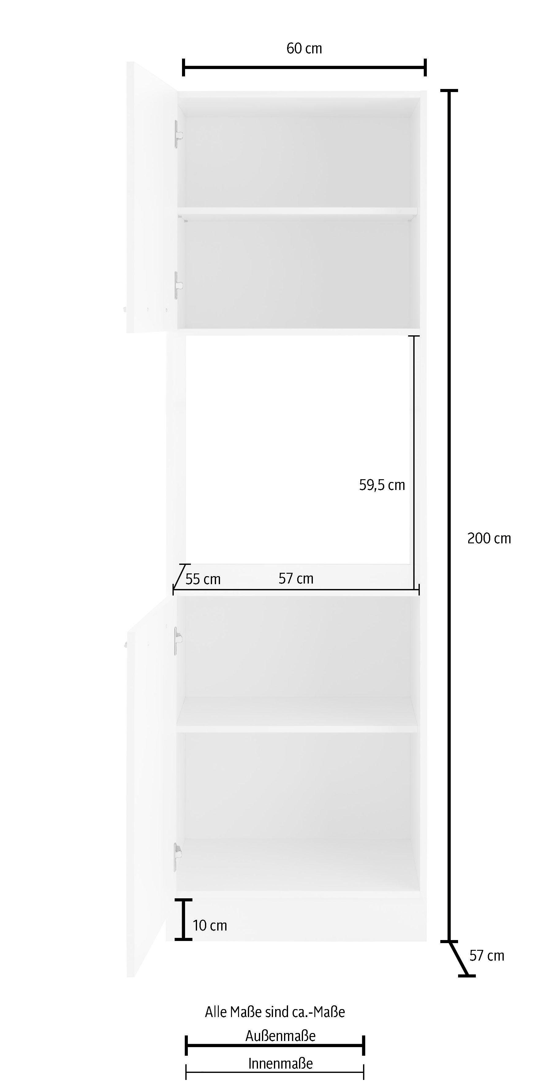 wiho Küchen Ovenombouwkast Flexi2