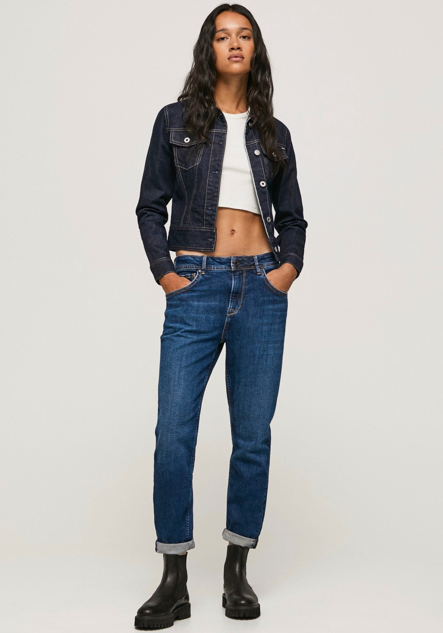 Pepe Jeans Boyfriendjeans Violet in vlotte boyfriendstijl