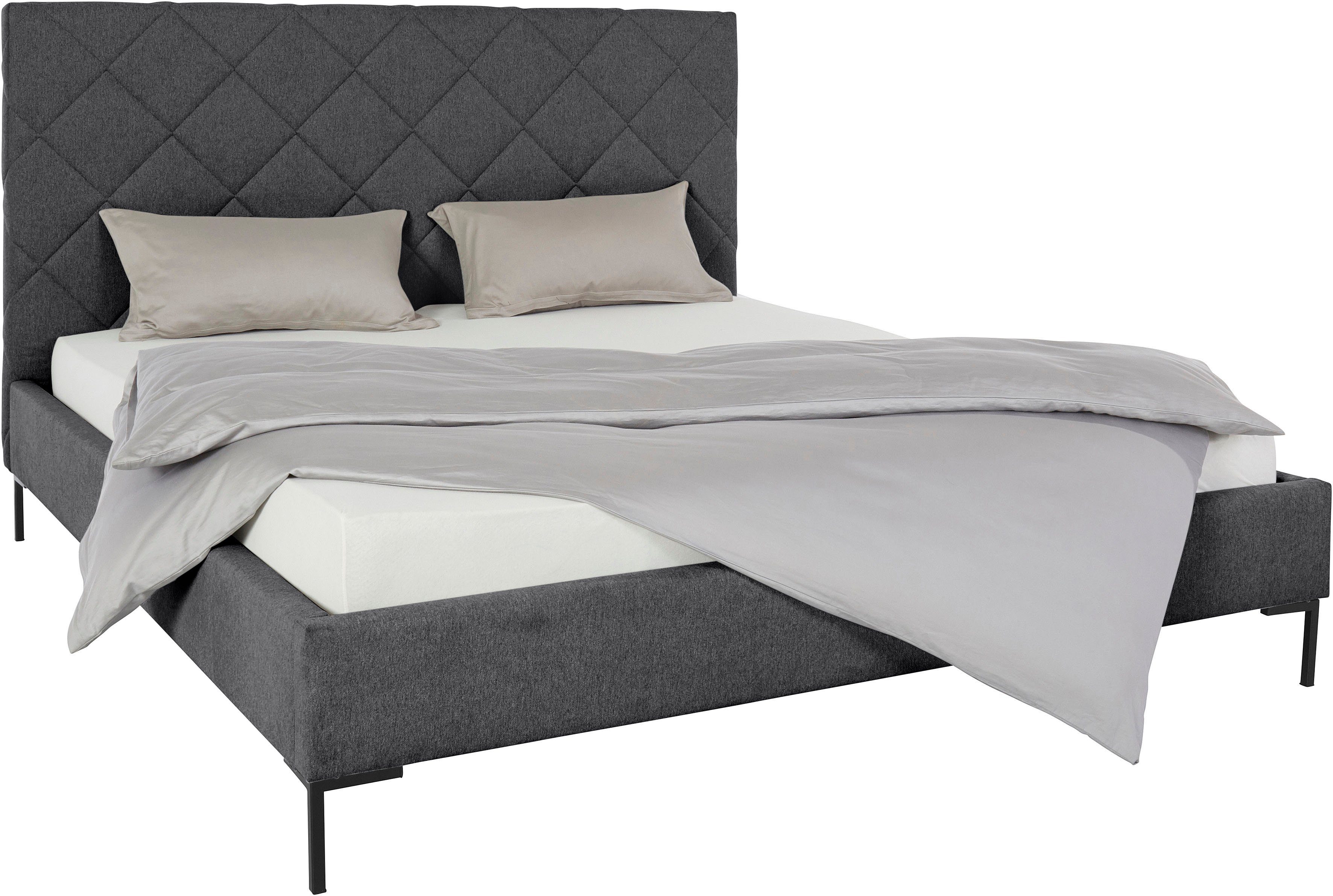 Guido Maria Kretschmer Home&Living Gestoffeerd bed CHARLOTT Modern bekleed bed met of zonder lattenbodem