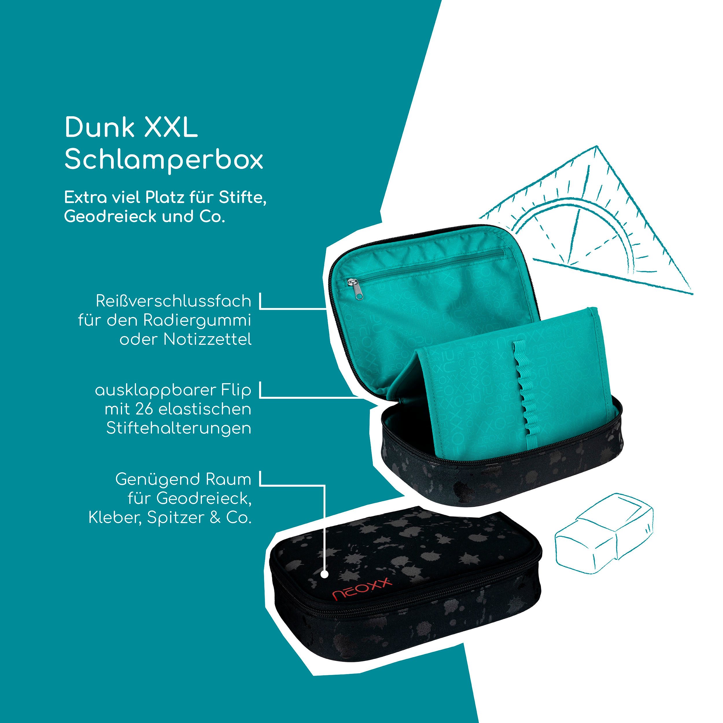 neoxx Etui Dunk, Splash Black