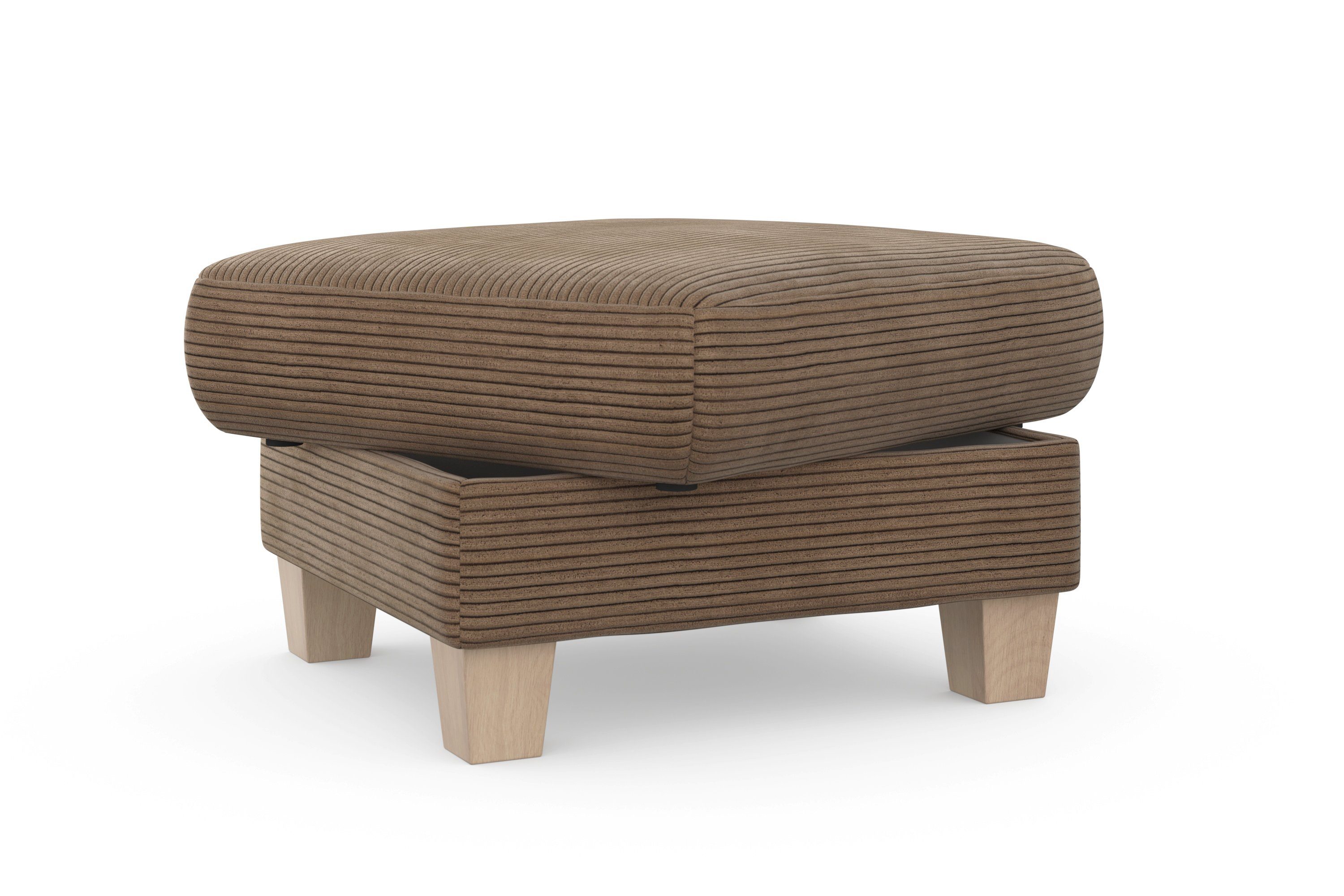 Home affaire Hocker Summer met bergruimte, cord-bekleding