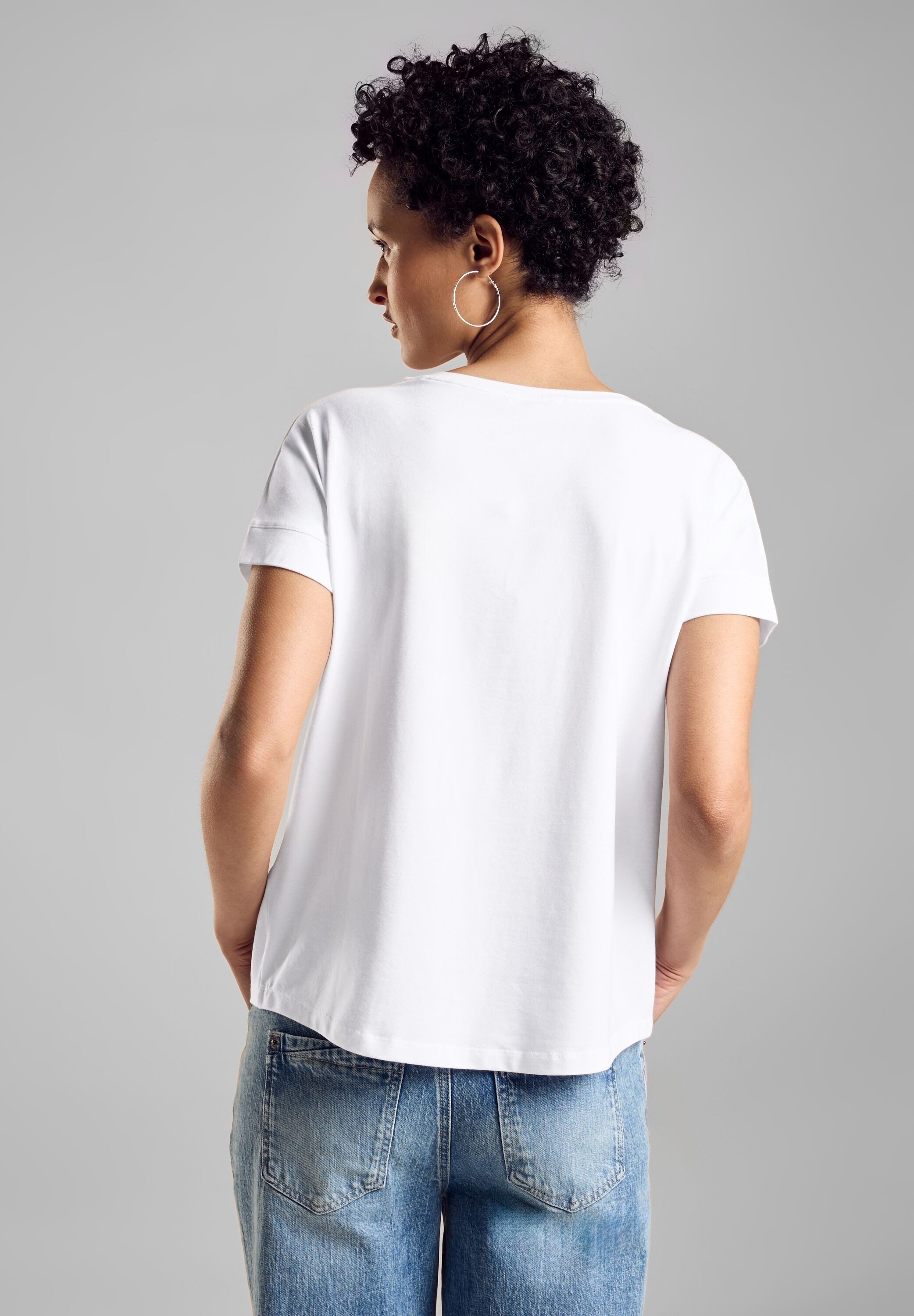 STREET ONE Shirttop met tekst