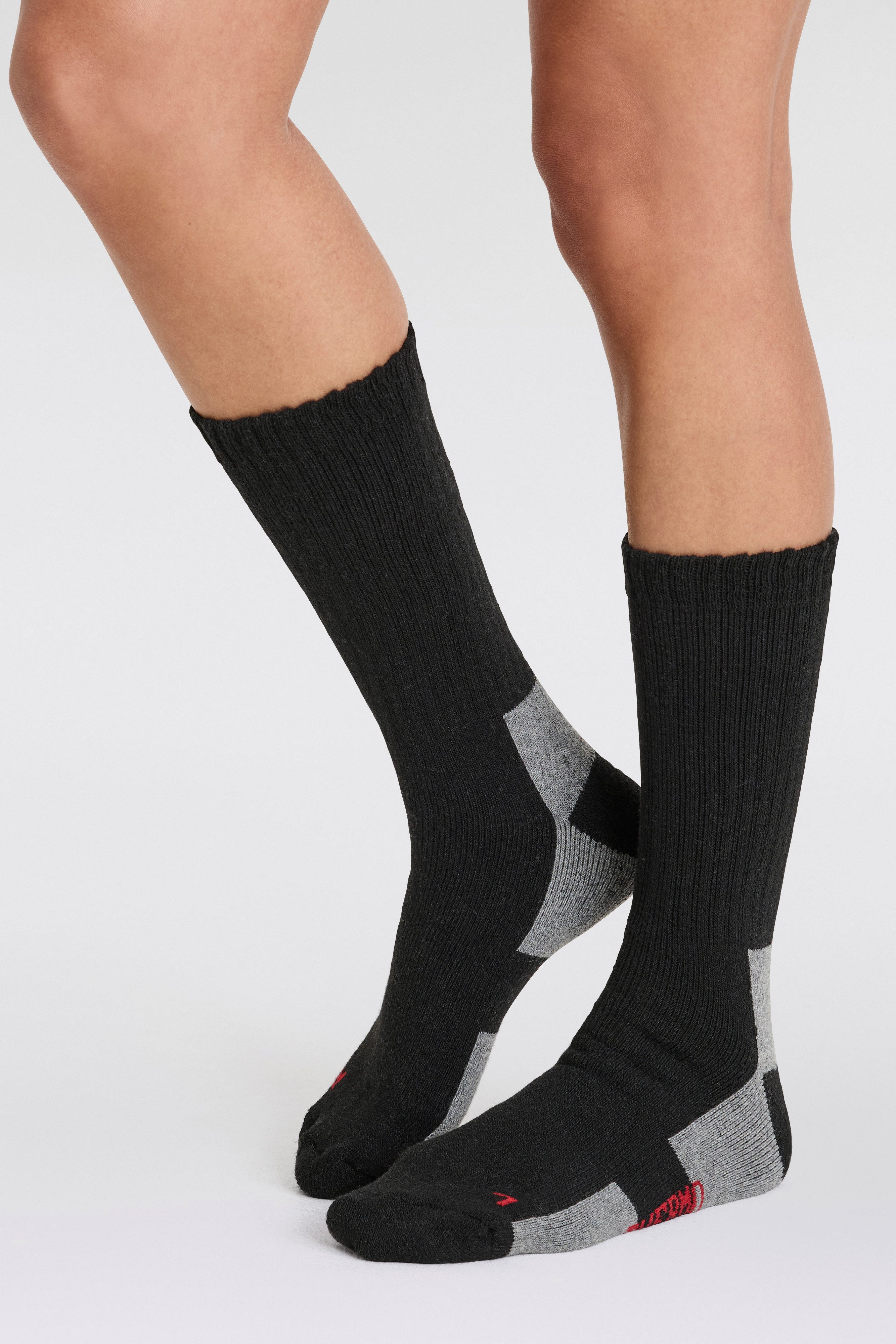 Apollo Basic sokken THERMAL TRACKING SOCKS Unisex met verwarmende merinowol (2 paar Set van 3)
