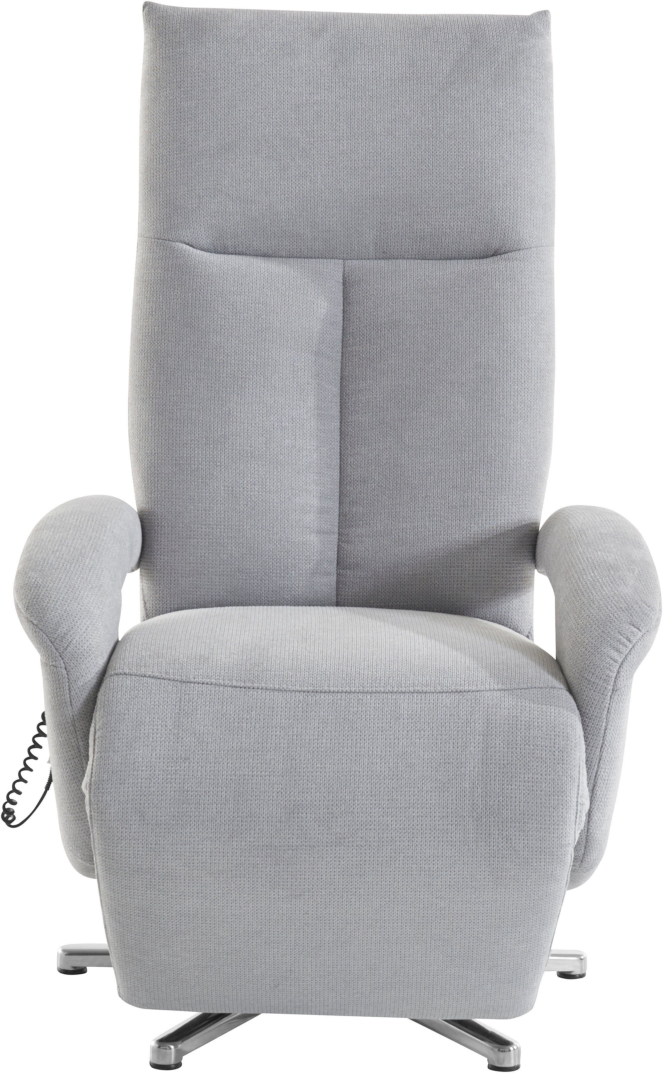 sit&more Relaxfauteuil Tycoon met verstelbare hoofdsteun en 360° draaifunctie keuze tussen handmatige of elektrische functie, ook met accu (draadloos)