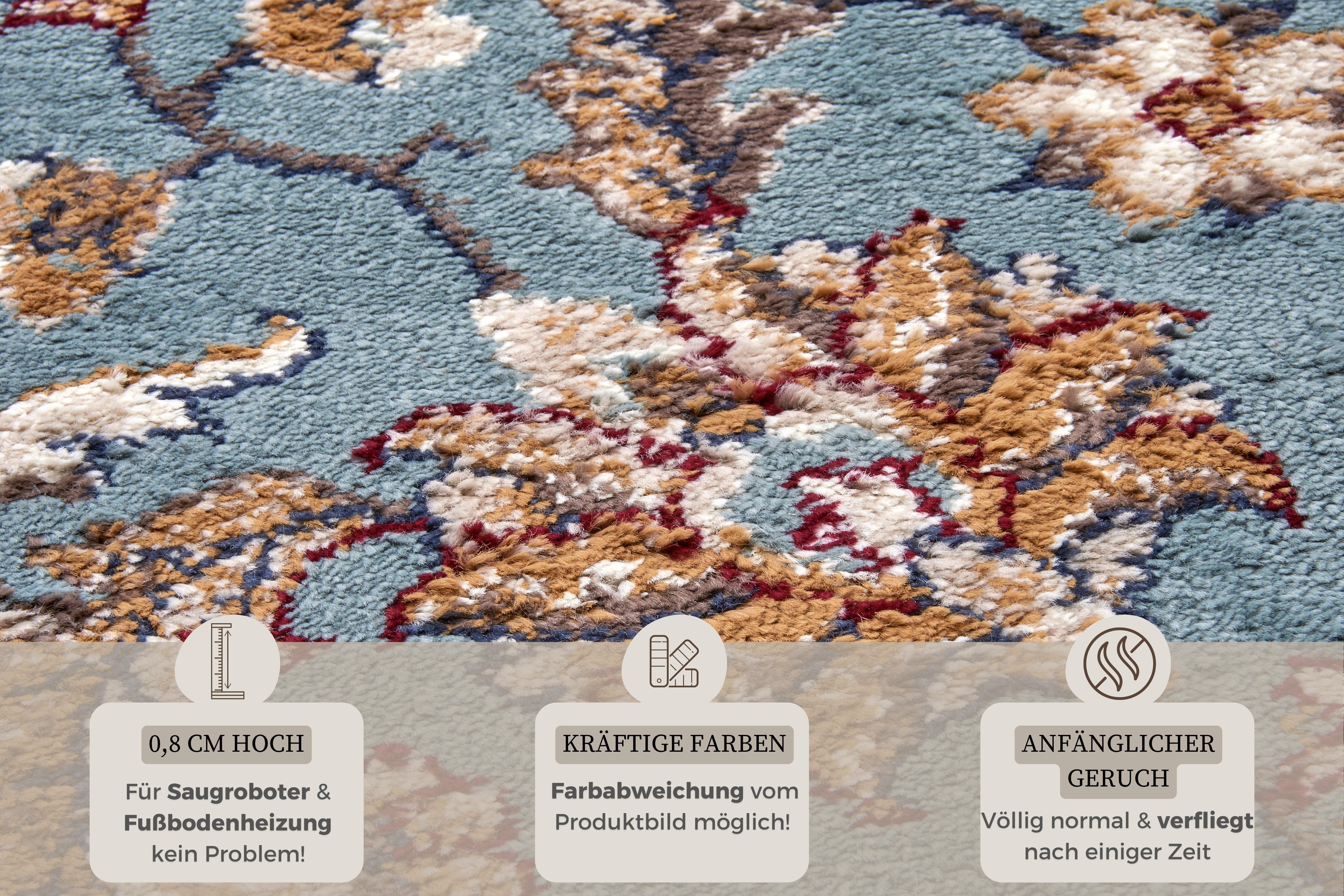 HANSE Home Vloerkleed RENI Loper, oosters, kortpolig, woonkamer, slaapkamer, eetkamer
