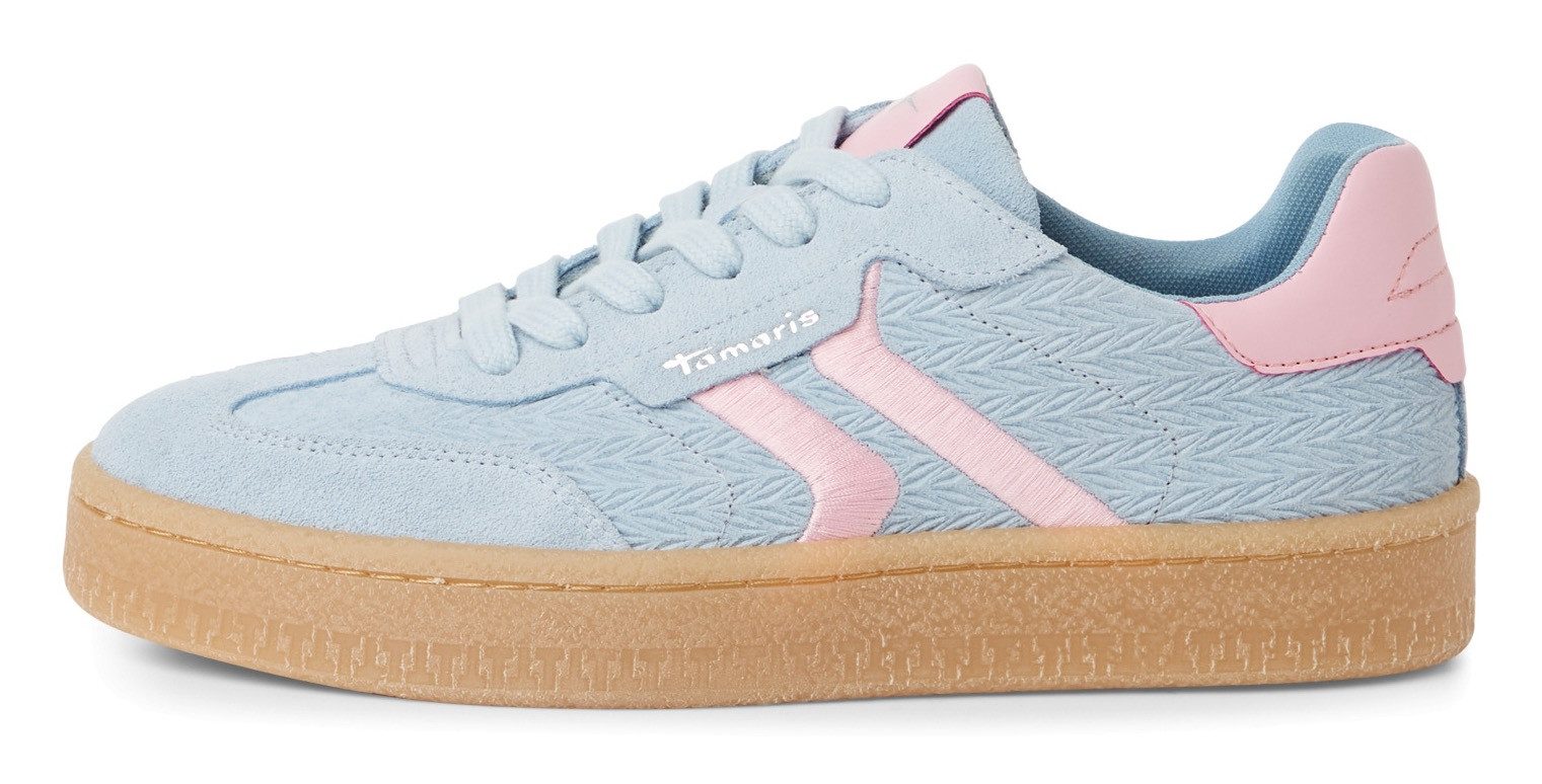 Tamaris Plateausneakers , vrijetijdsschoen, halfschoen, veterschoen met gepolsterde schacht