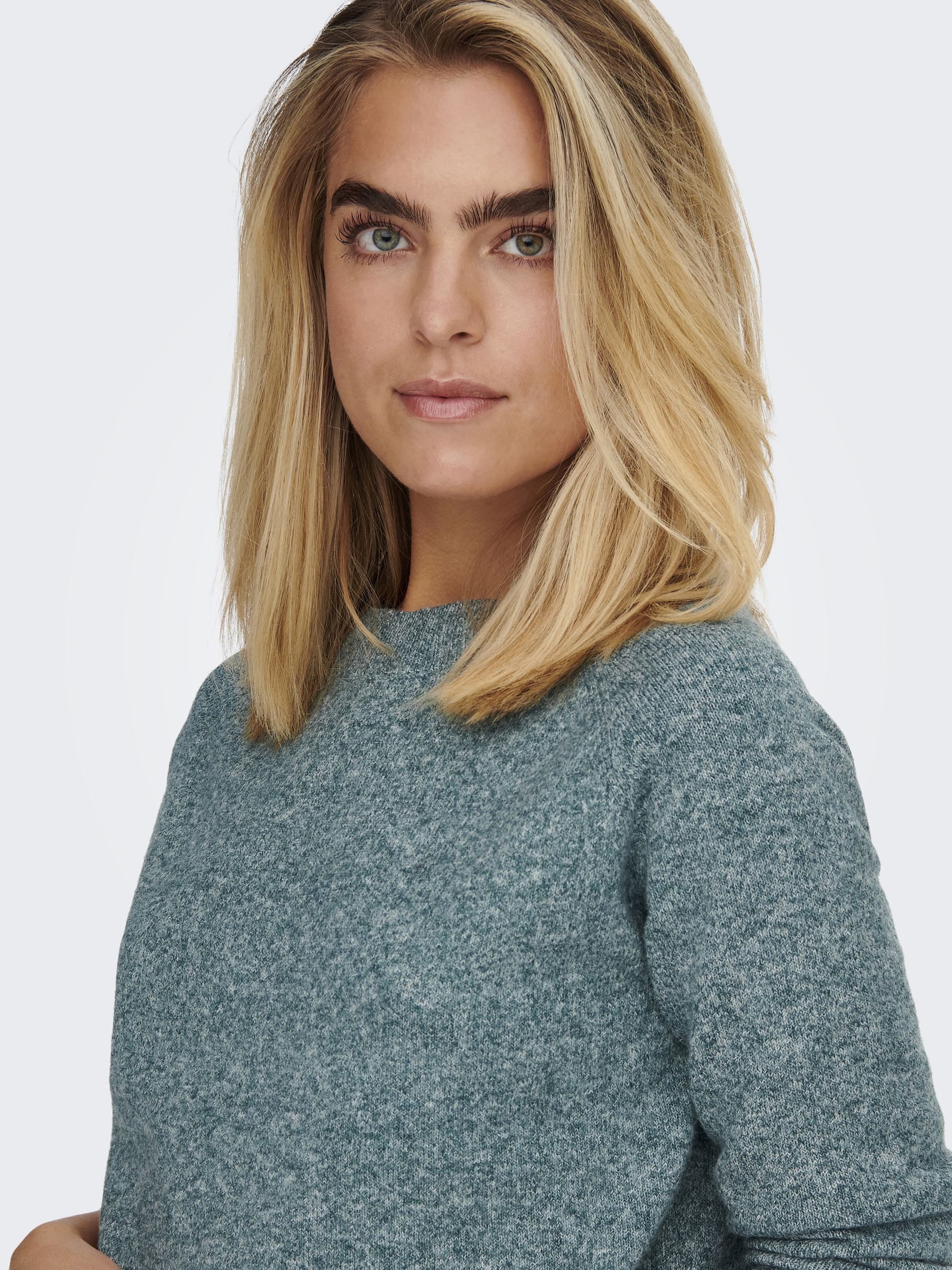 Only Trui met ronde hals ONLRICA LIFE L/S PULLOVER KNT NOOS