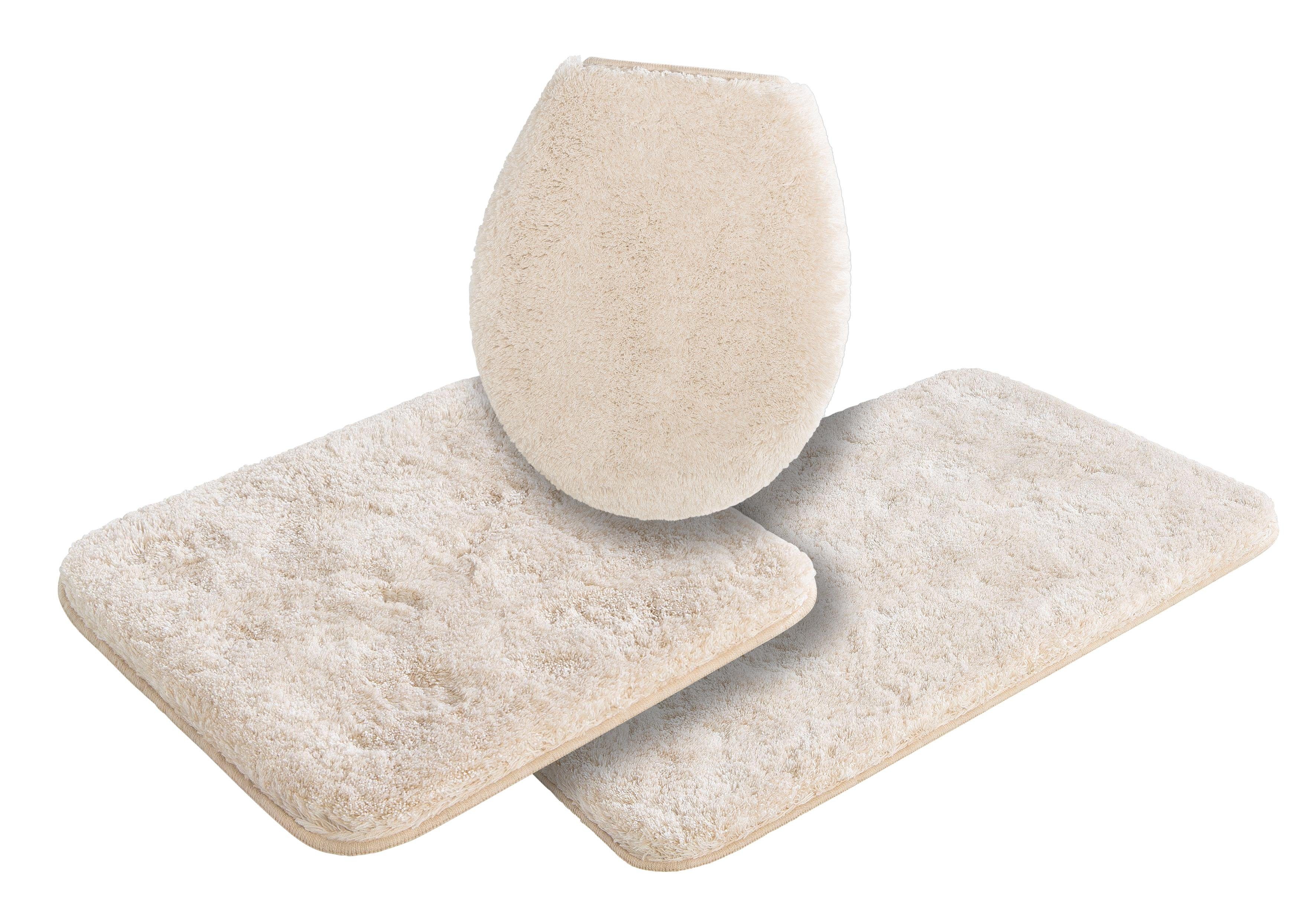 Grund Badmat Melos, badmat, badkamer tapijt, zeer zacht gemêleerde look, zeer zachte pool, melange-effect, made in europe