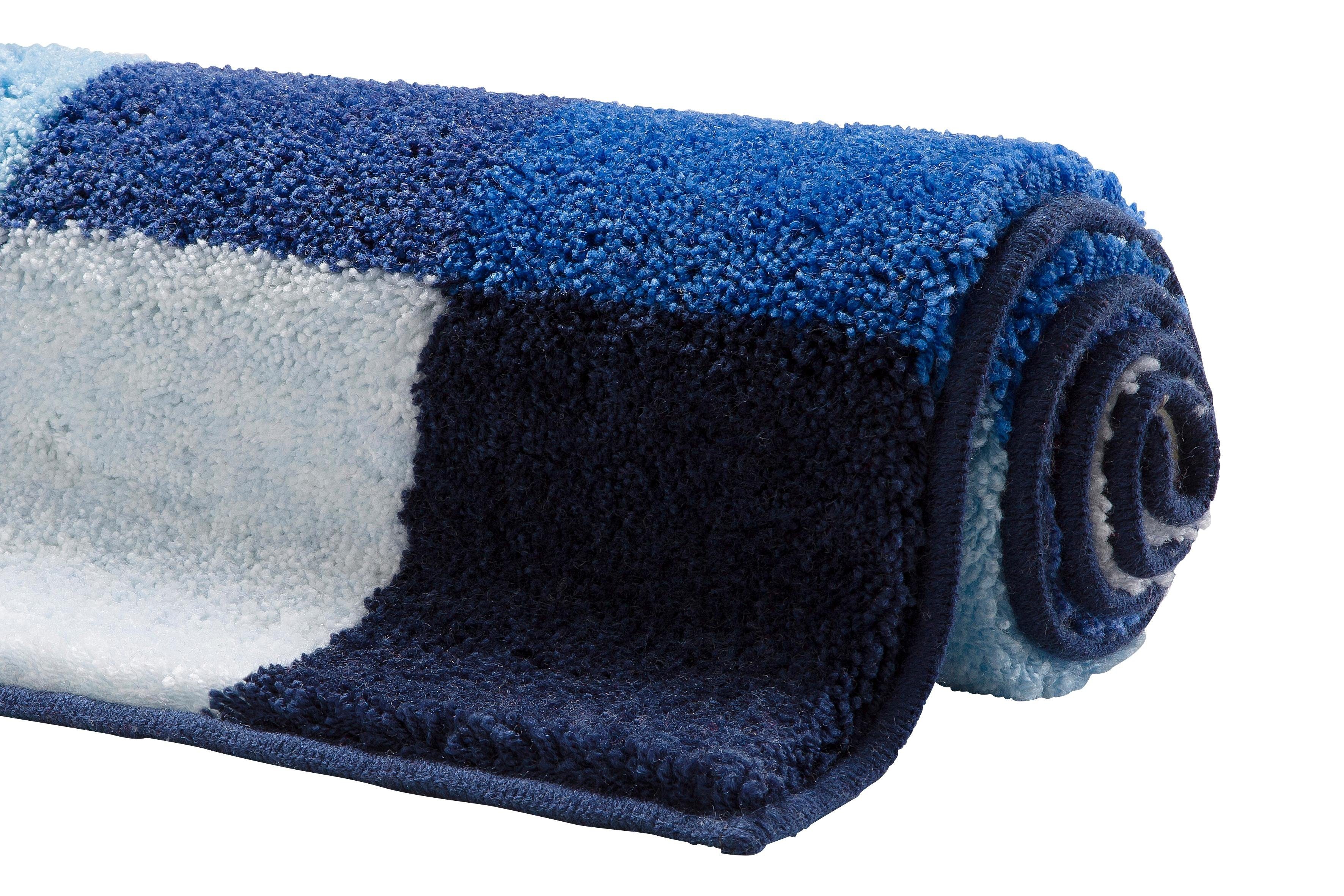 Grund Badmat Mosaik, Badvorleger, Badezimmer Teppich, sehr weich aangenaam zacht, ook verkrijgbaar als 3-delig set, made in europe