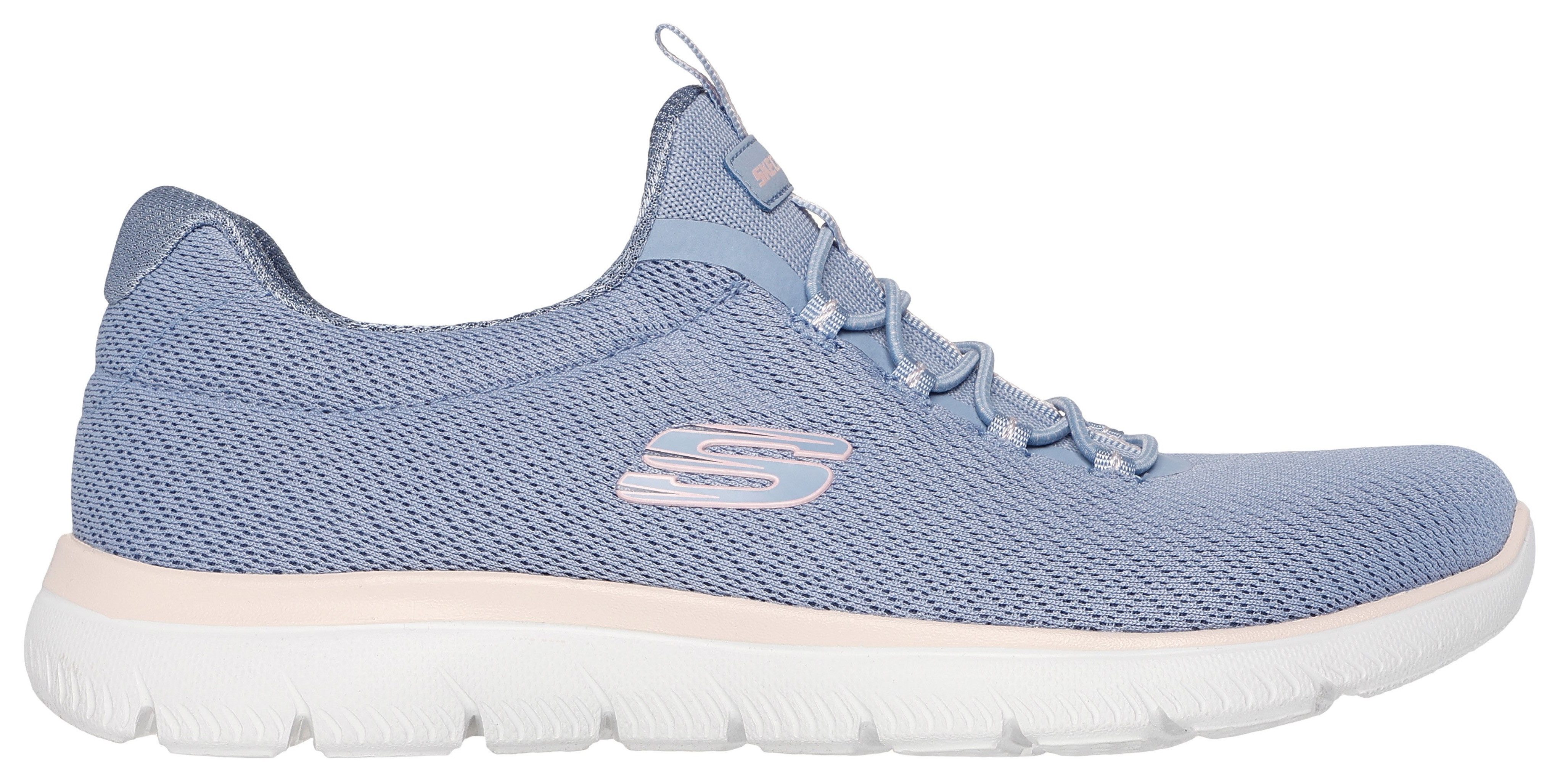 Skechers Slip-on sneakers SUMMITS-SUMMER BLUSH , veterschoen, slipper, sneaker met memory foam