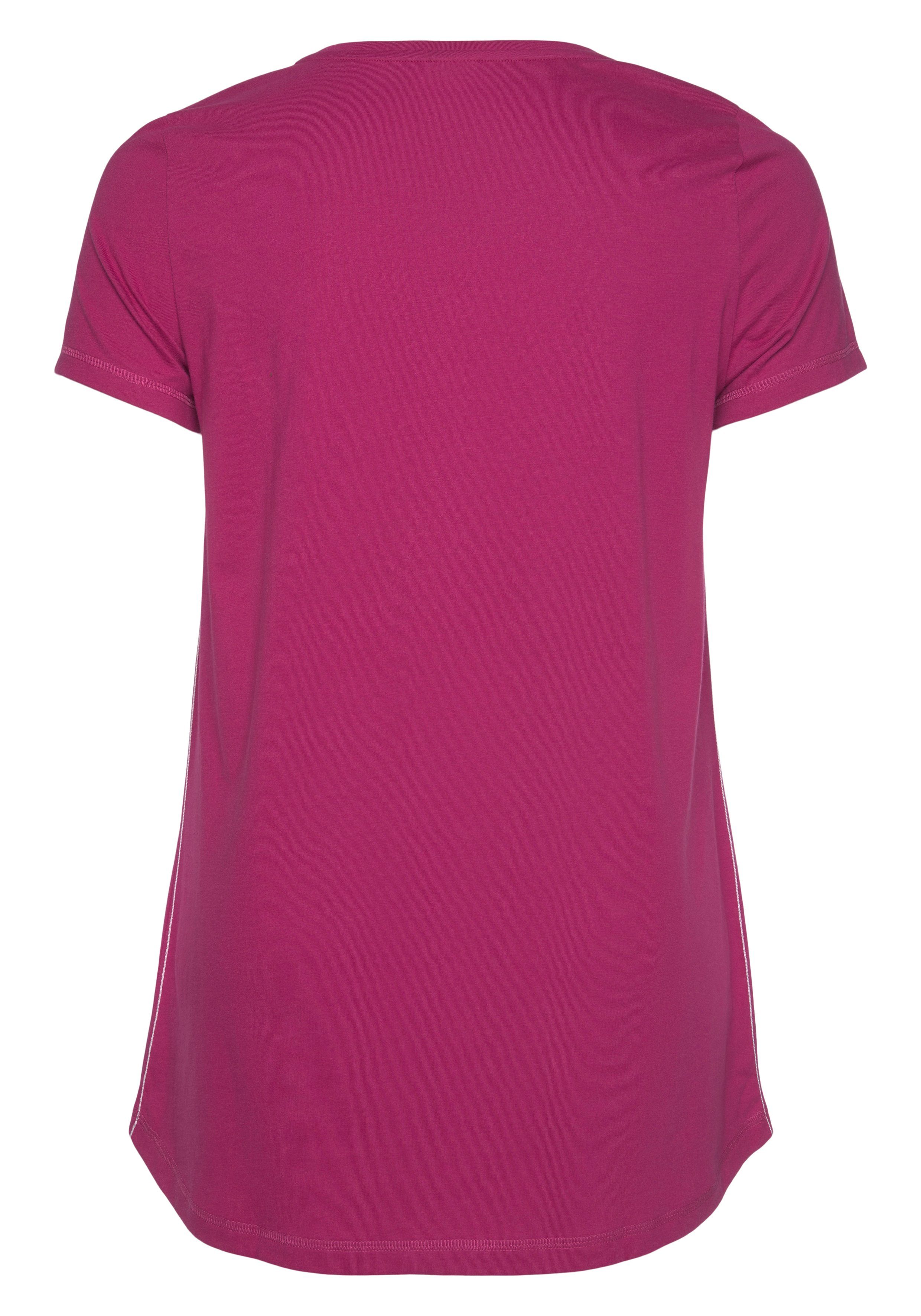 KangaROOS Lang shirt Korte mouw, figuuraccentuerende pasvorm (2-delig, Set van 2)