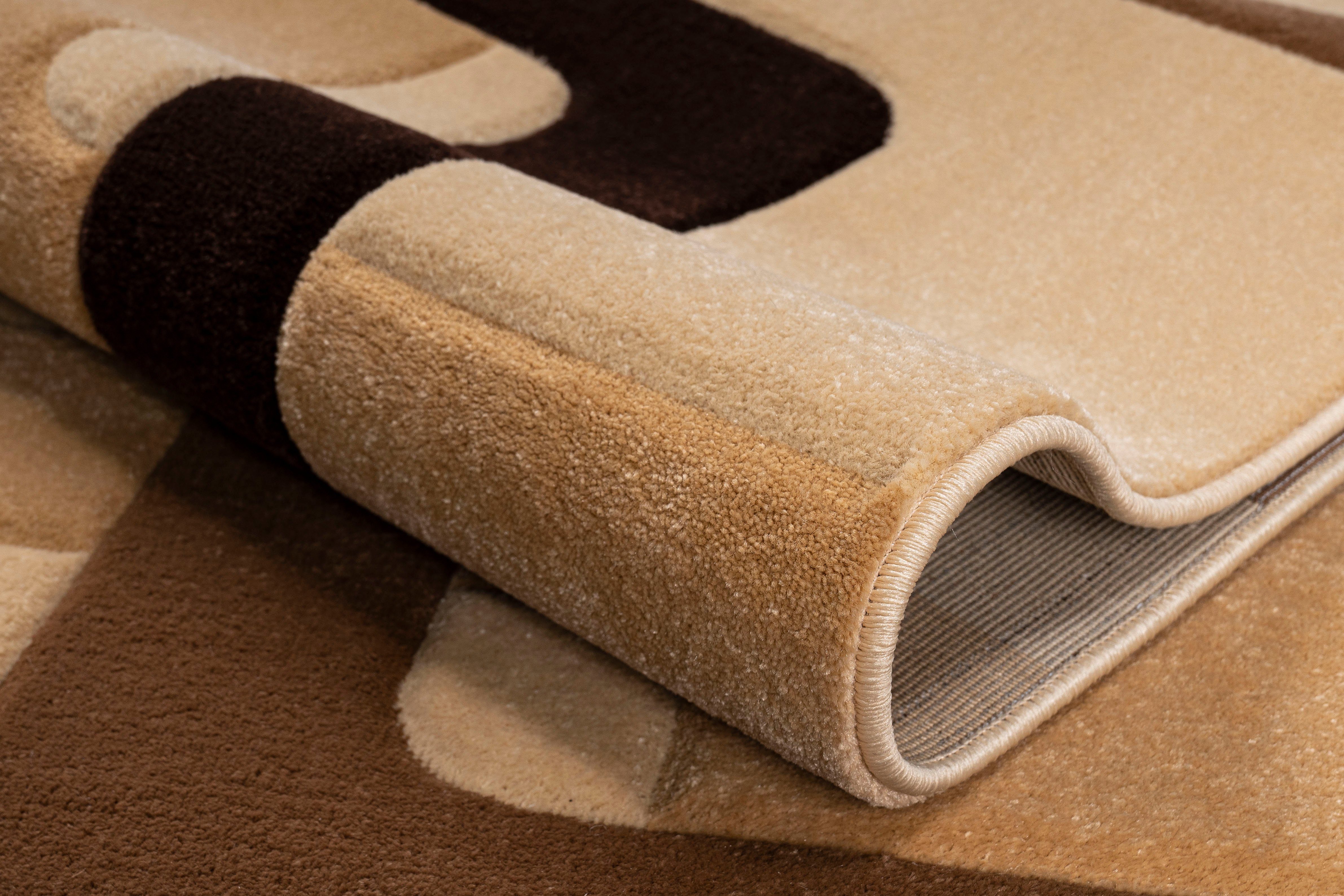 my home Vloerkleed Maxim Hoog-laag effect, kortpolig, 3D-ontwerp, klantenfavoriet