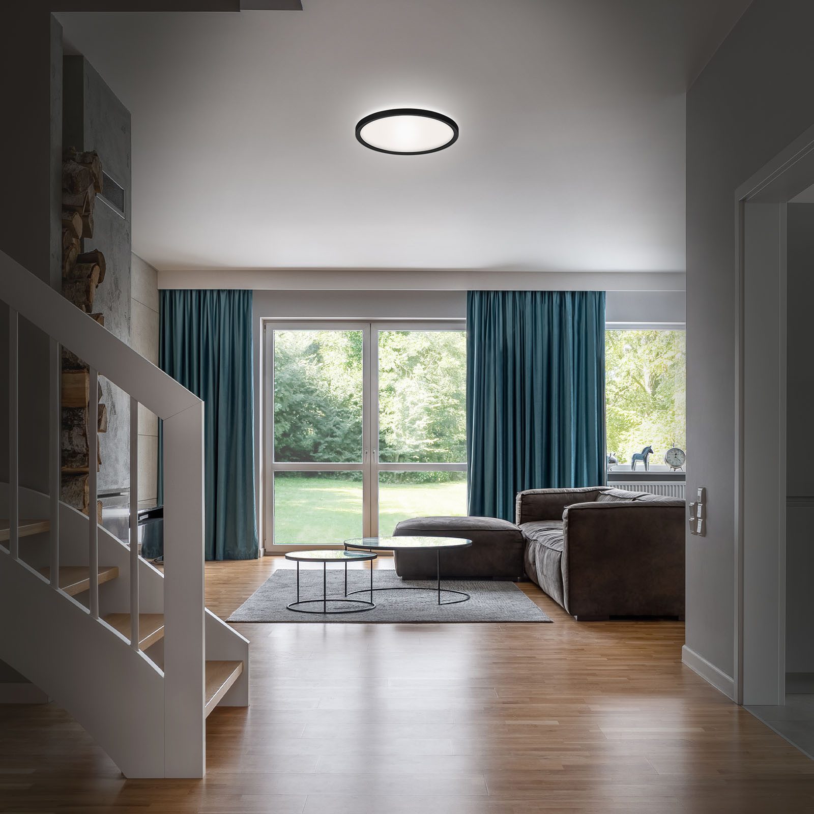 Briloner Leuchten Plafondlamp Bad plafondlamp SLIM DRIP
